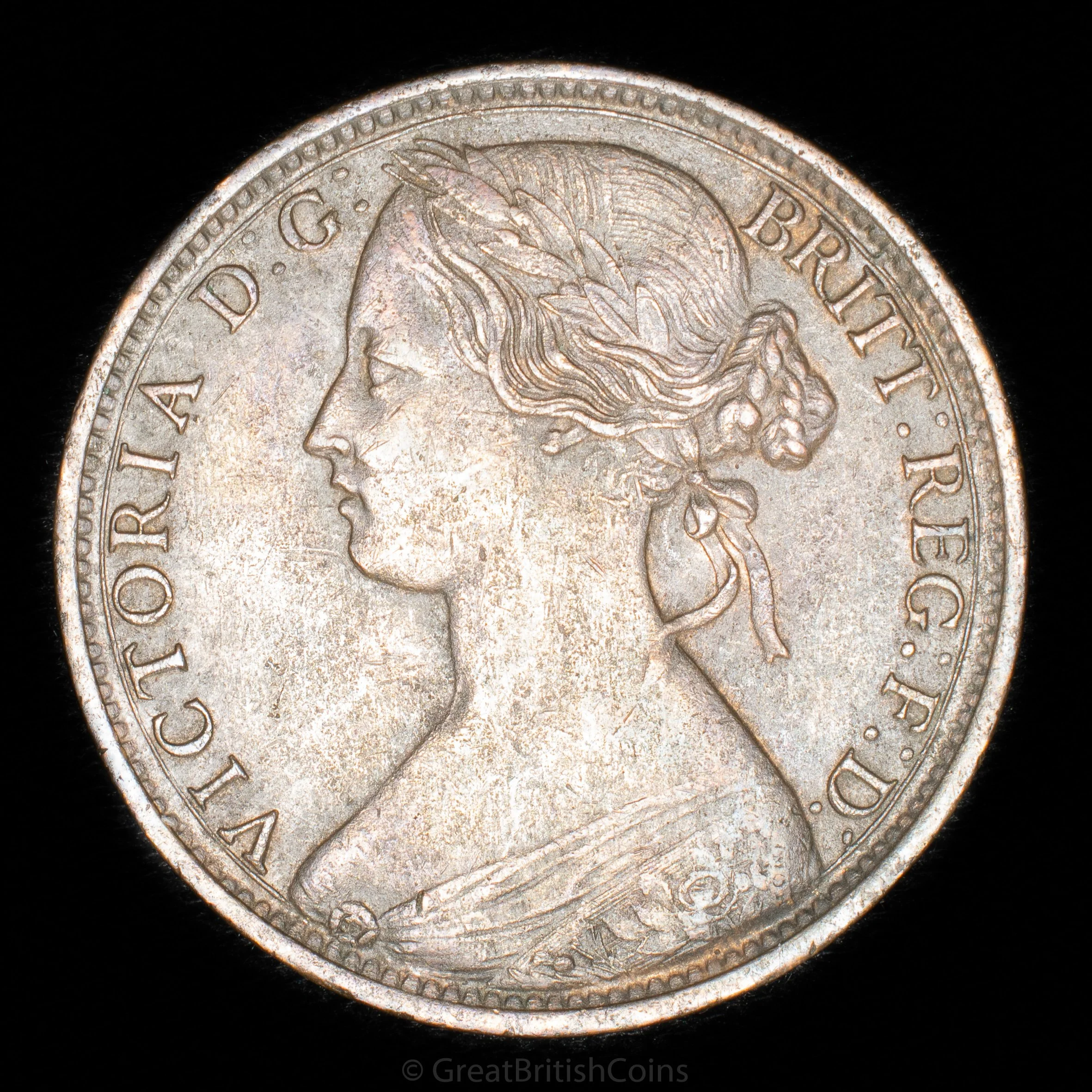 Victoria 1863 Bronze Penny