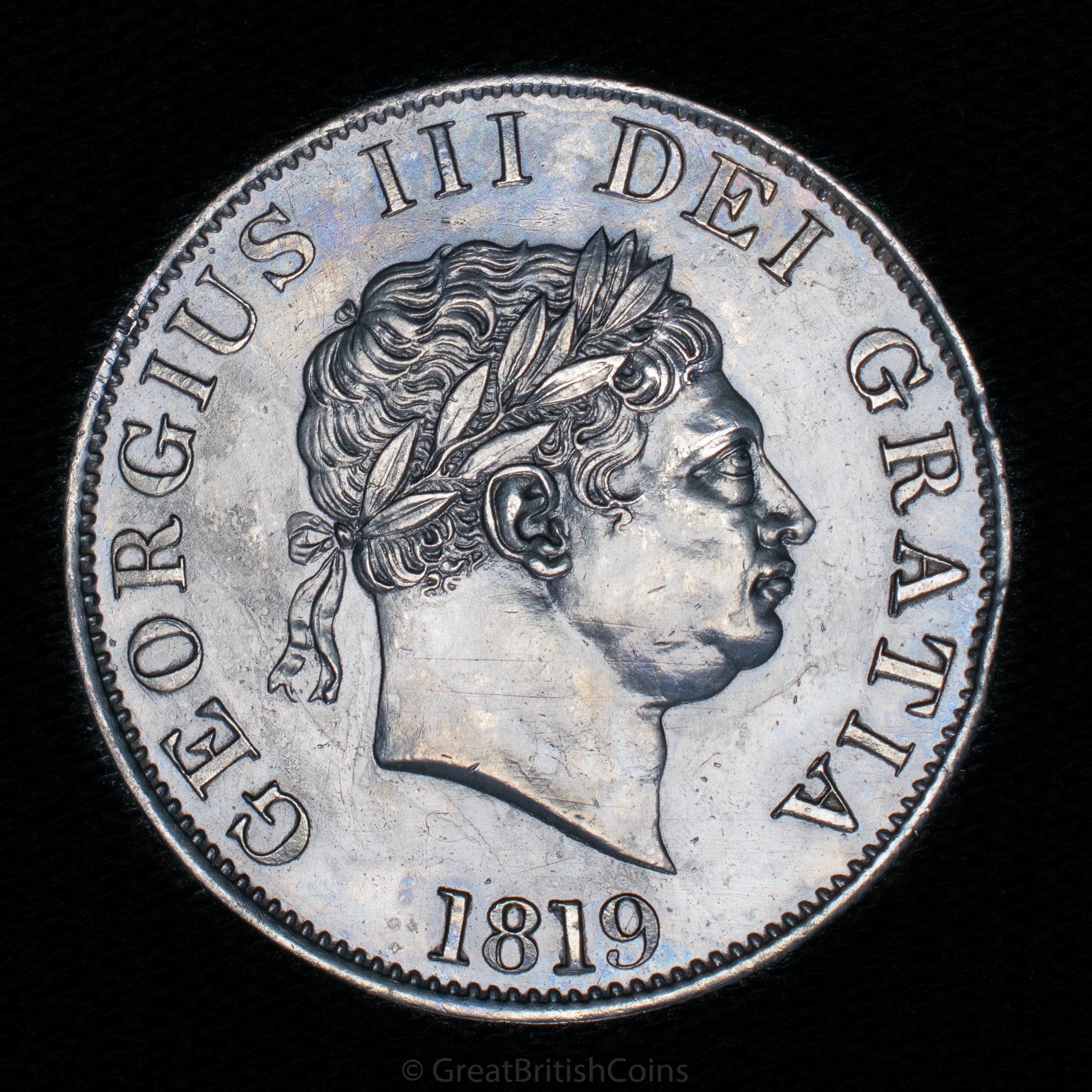 George III 1819 Silver Halfcrown