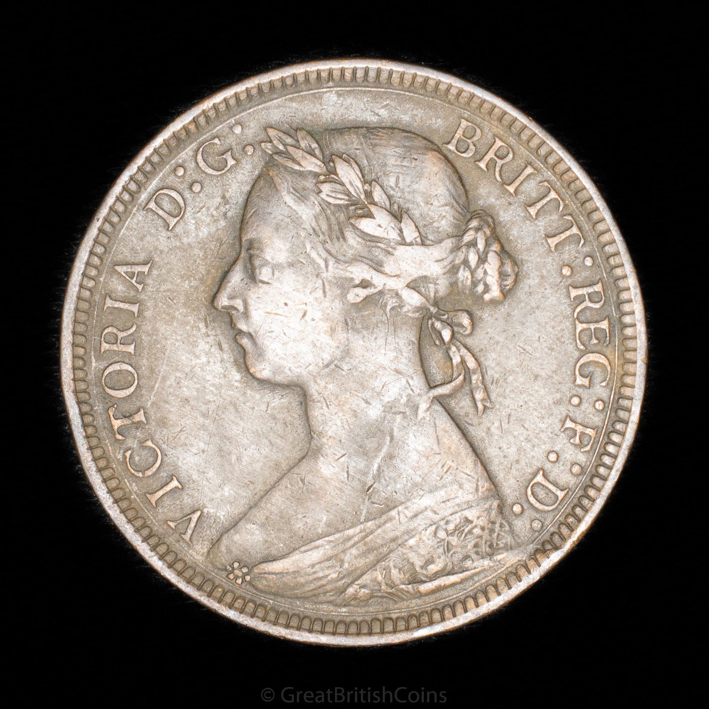 Victoria 1891 Bronze Halfpenny