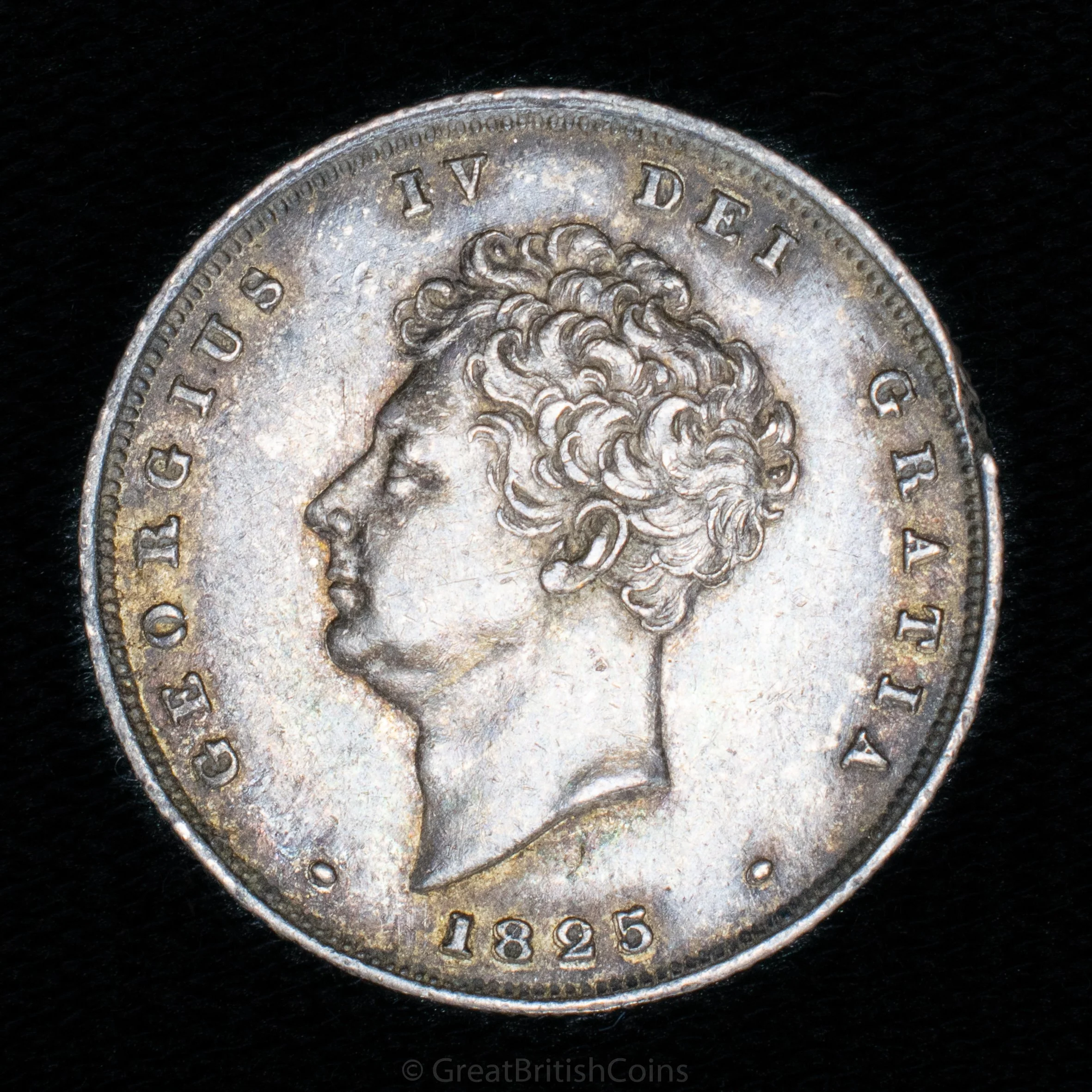 George IV 1825 Silver Shilling