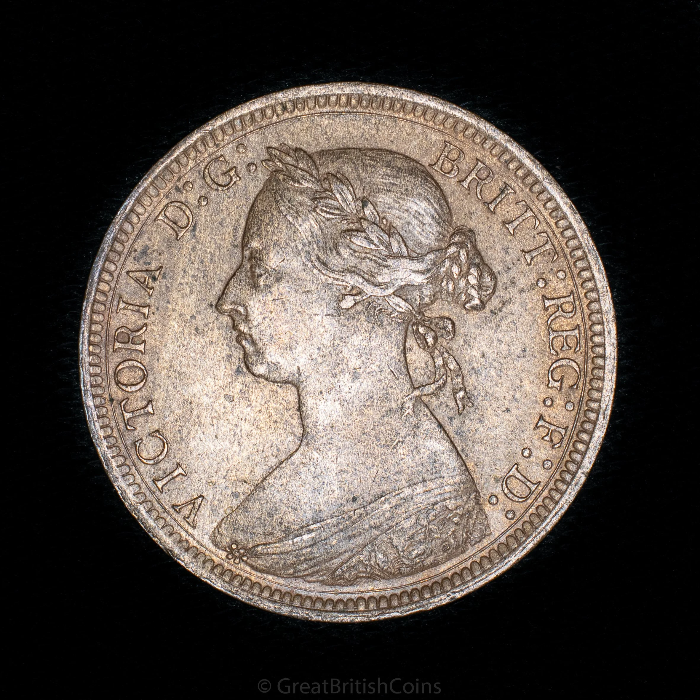 Victoria 1887 Bronze Halfpenny