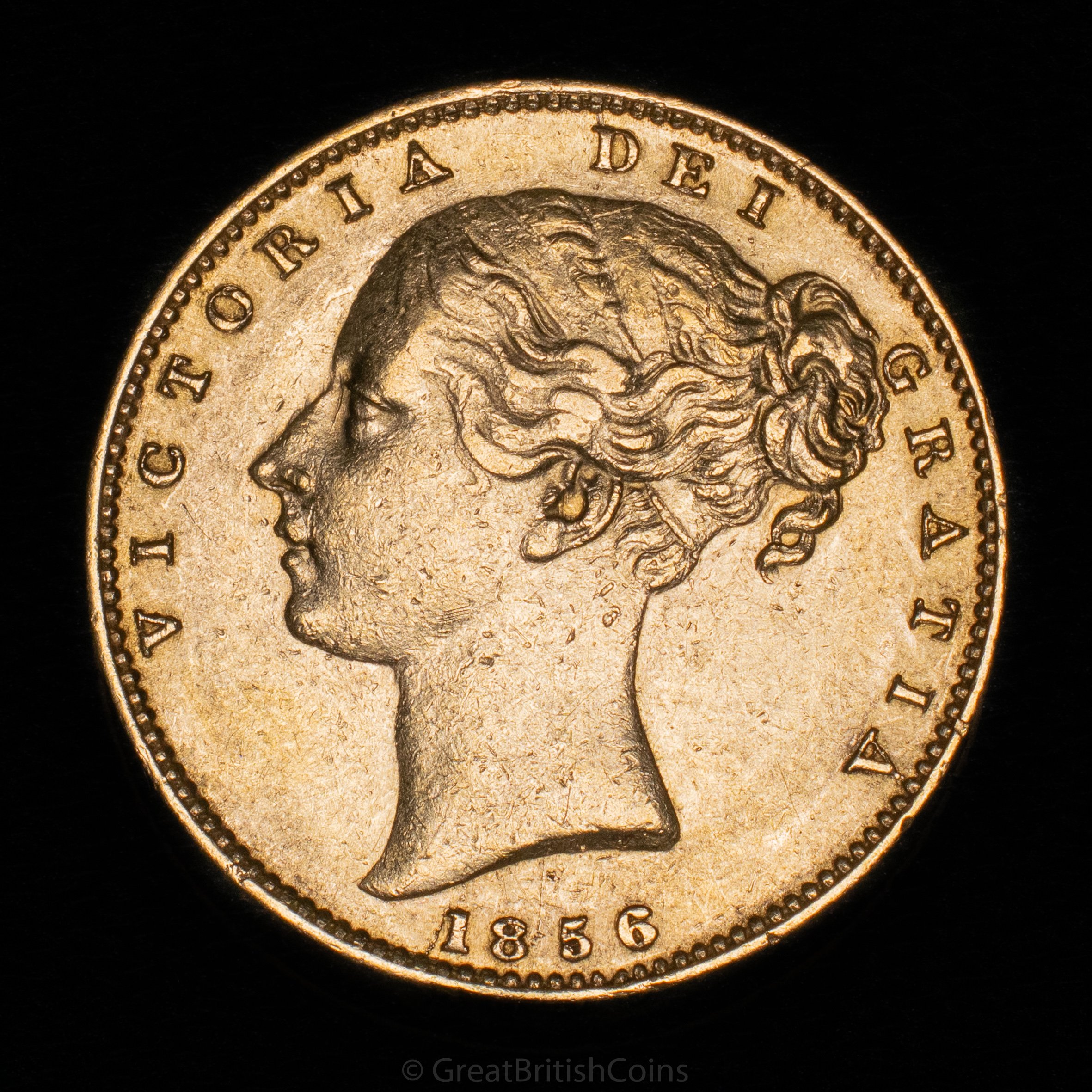 Victoria 1856 Gold Sovereign