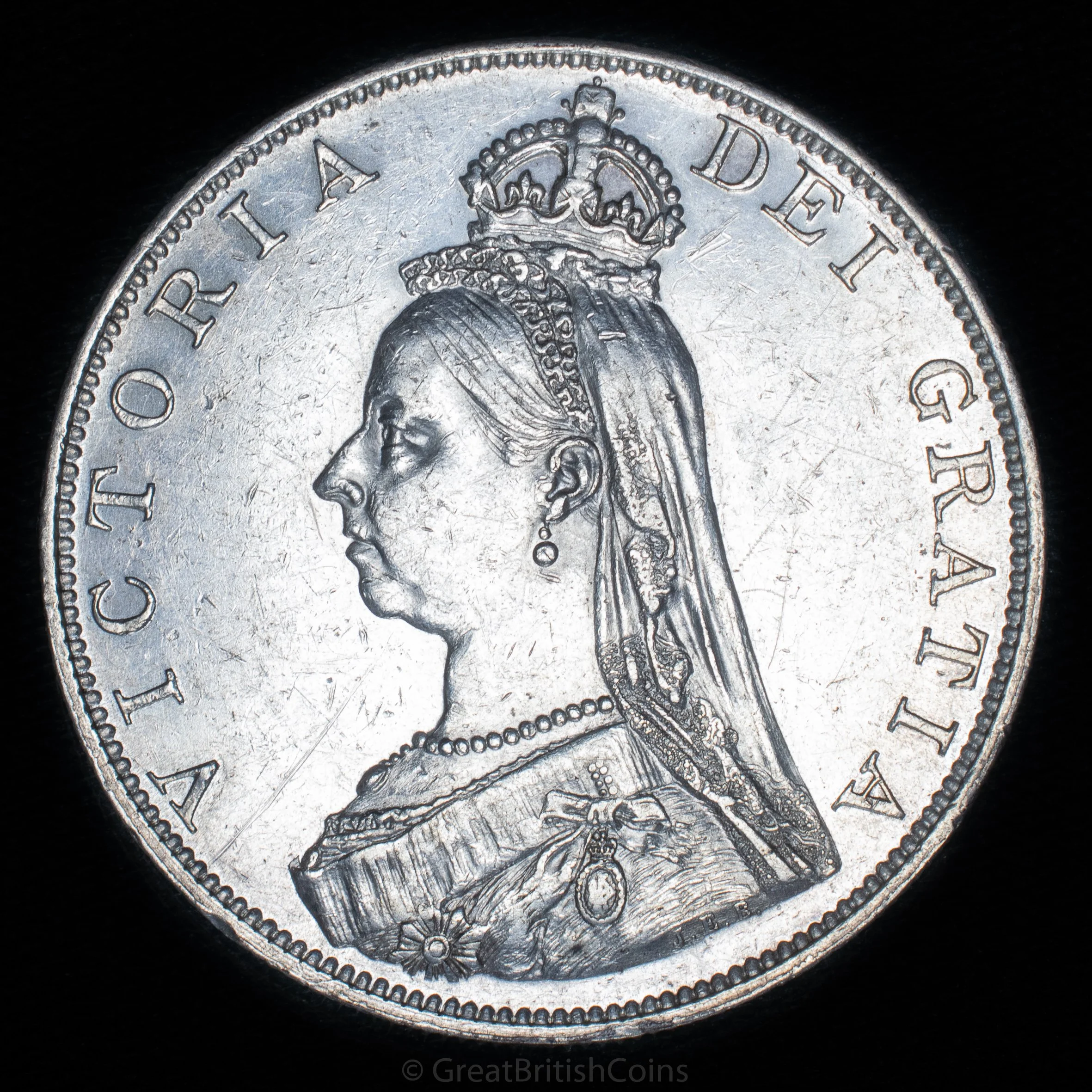 Victoria 1887 Silver Double Florin