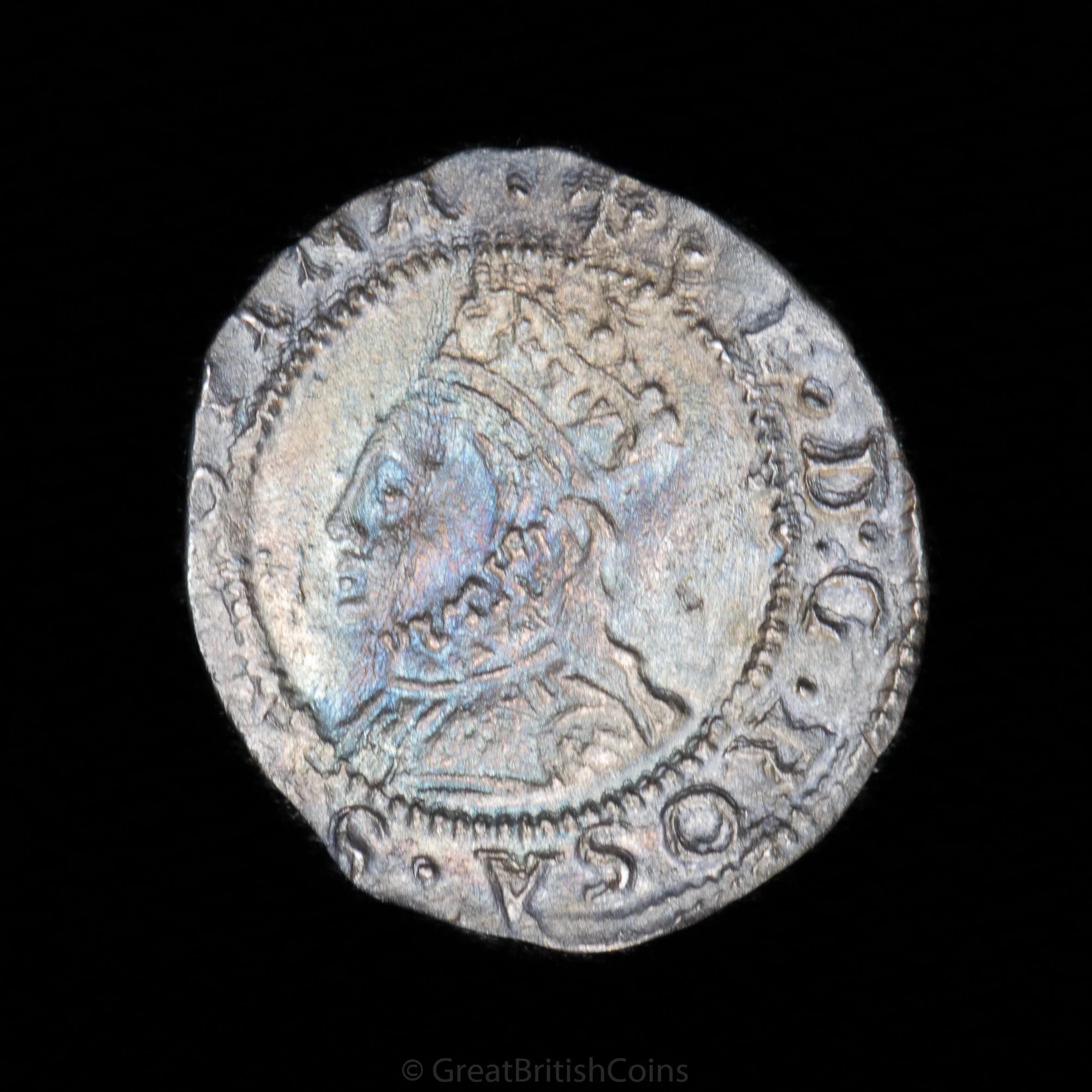 Elizabeth I Second Issue Silver Penny