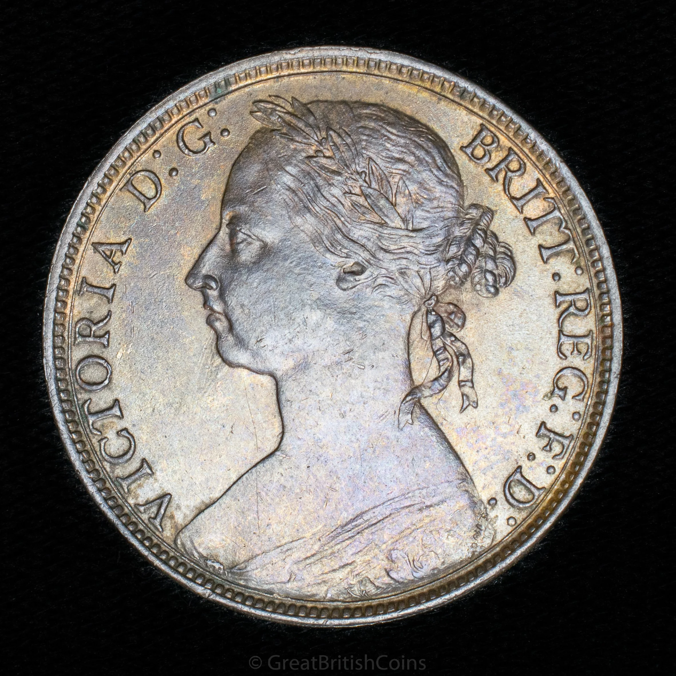 Victoria 1890 Bronze Penny