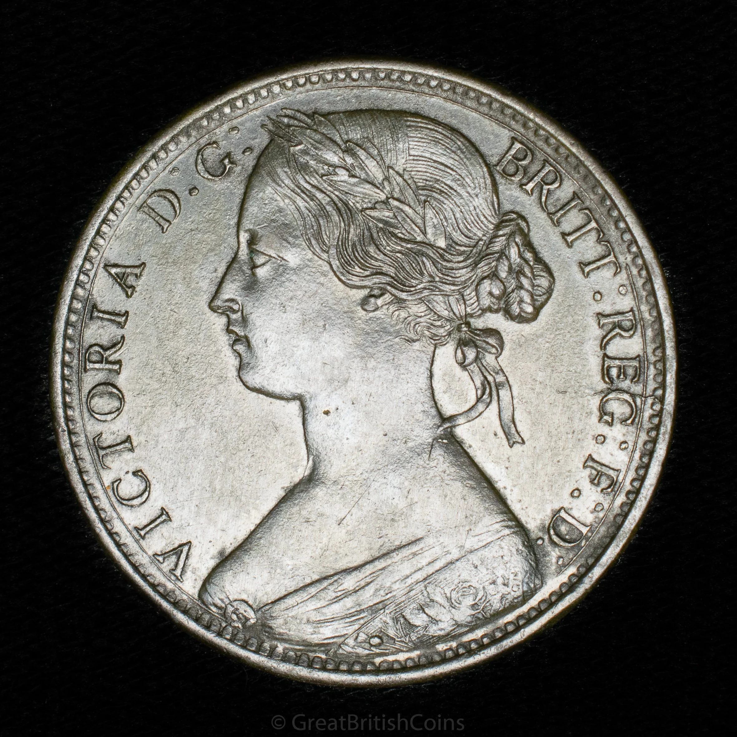 Victoria 1862 Bronze Penny