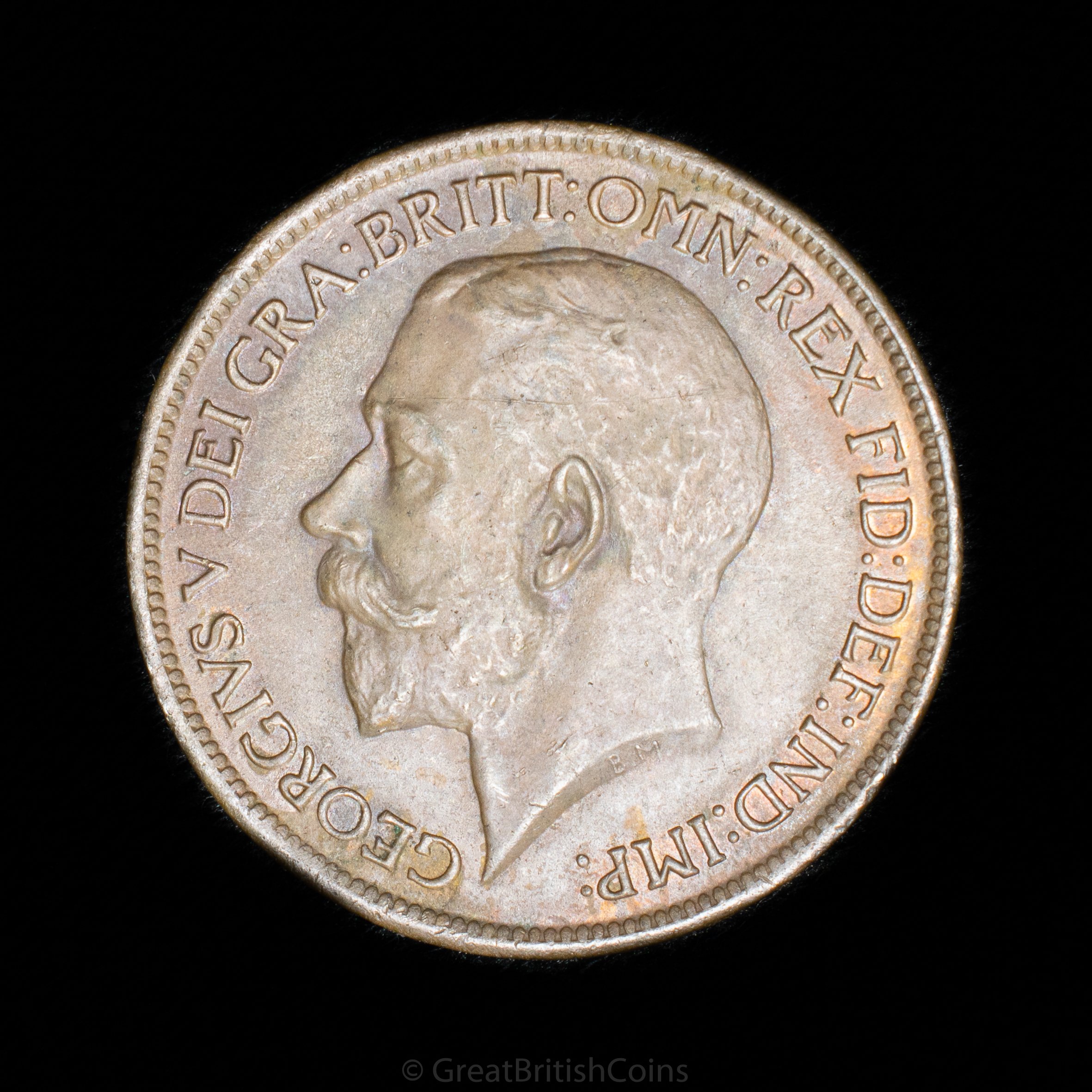 George V 1915 Bronze Halfpenny