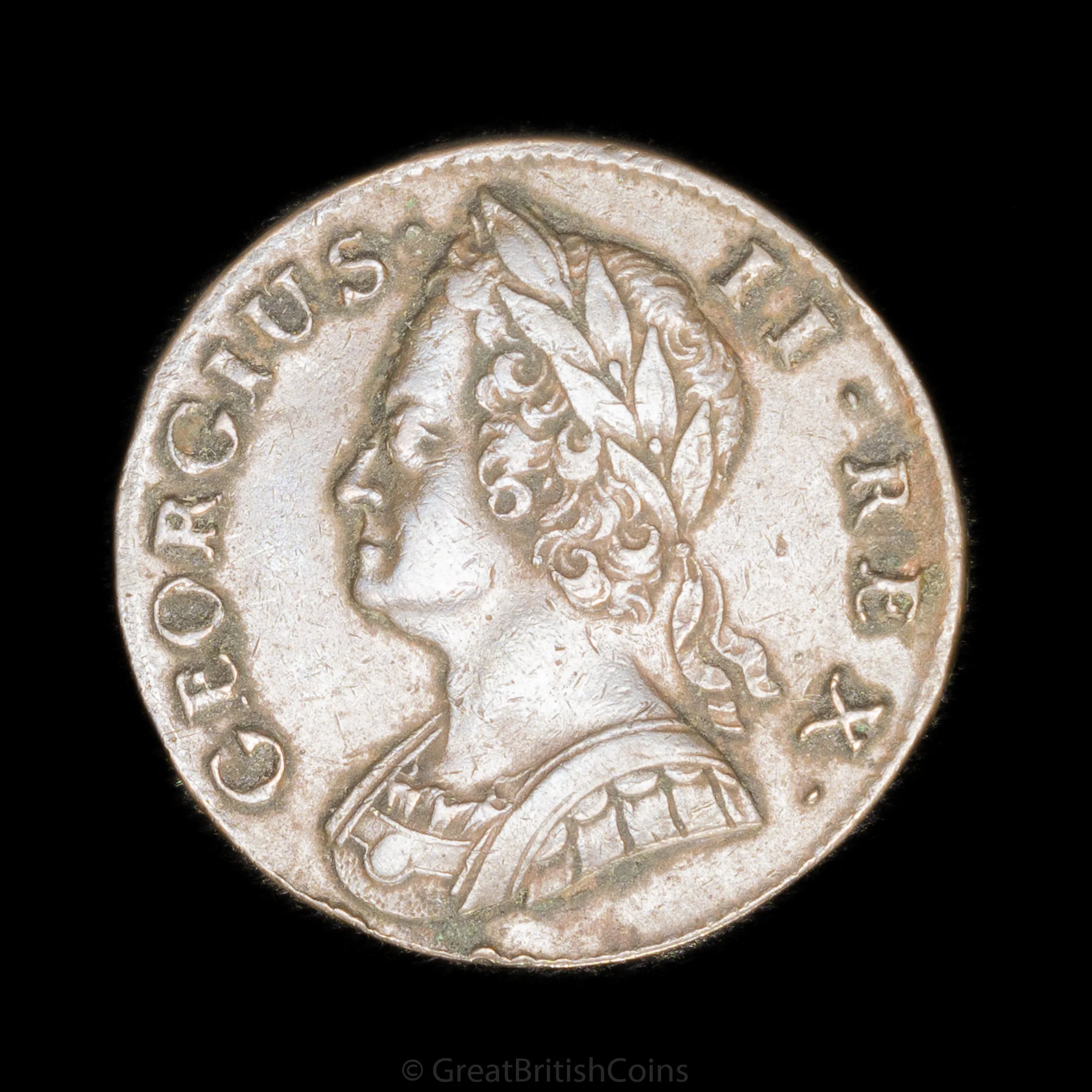 George II 1745 Copper Halfpenny