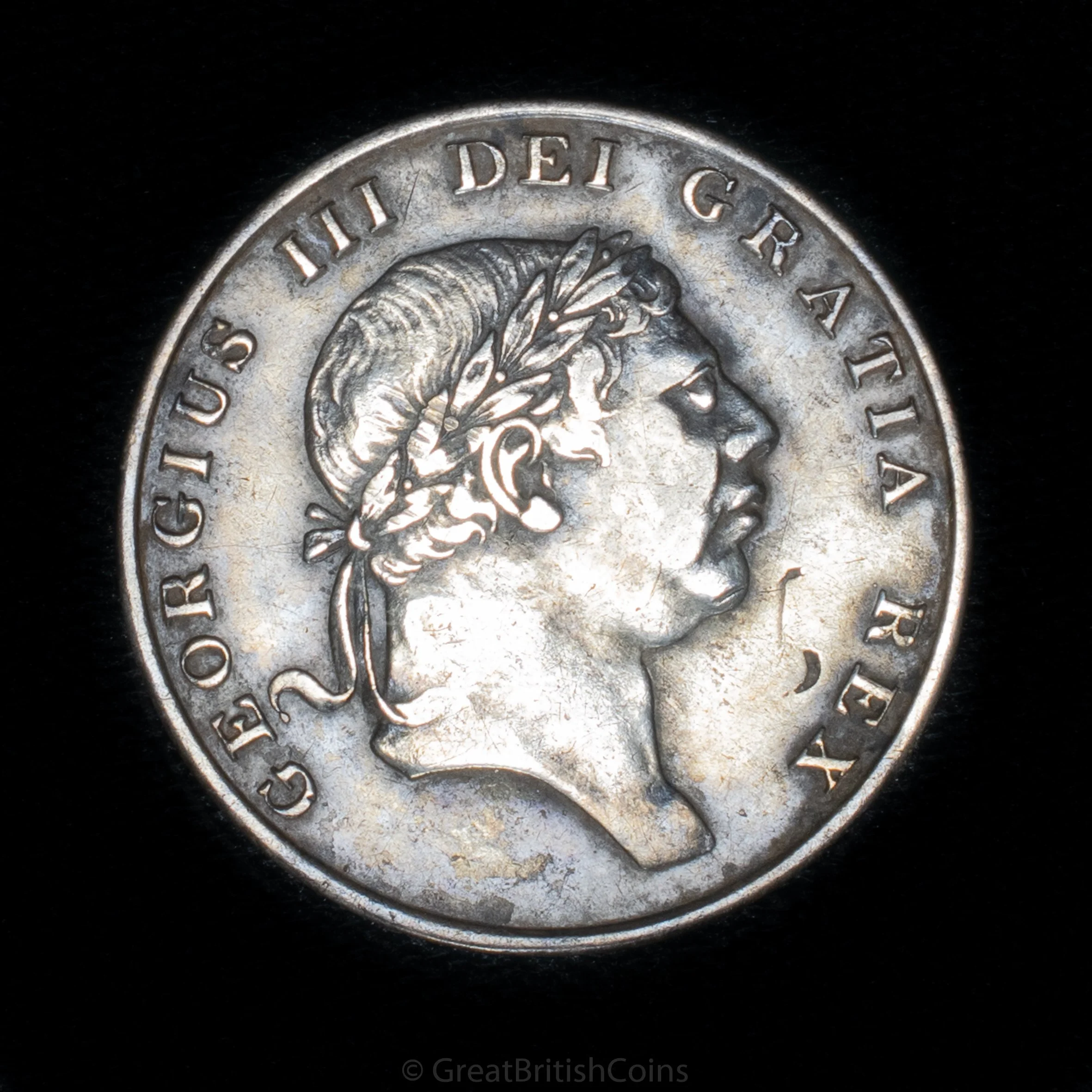 George III 1814 Silver Eighteen Pence Bank Token