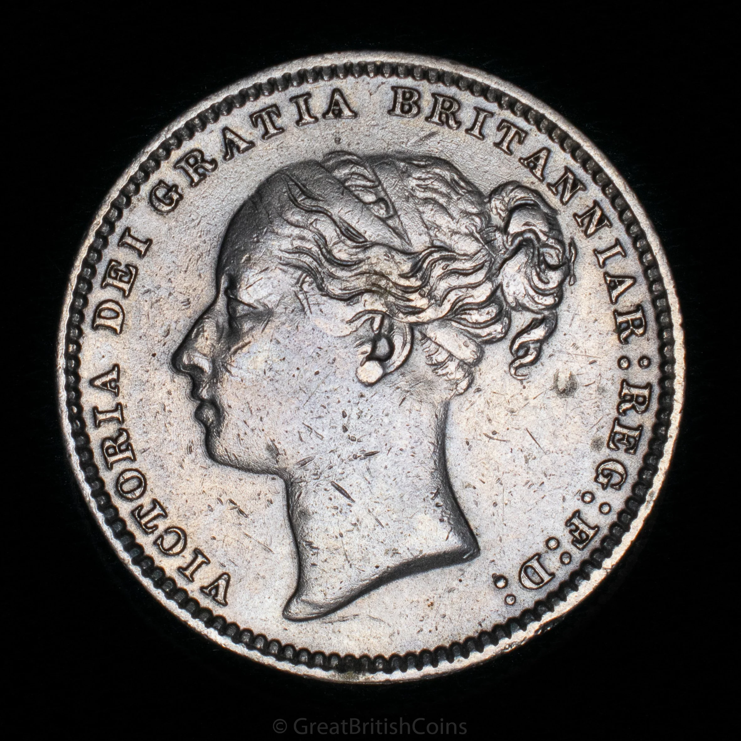 Victoria 1883 Silver Shilling