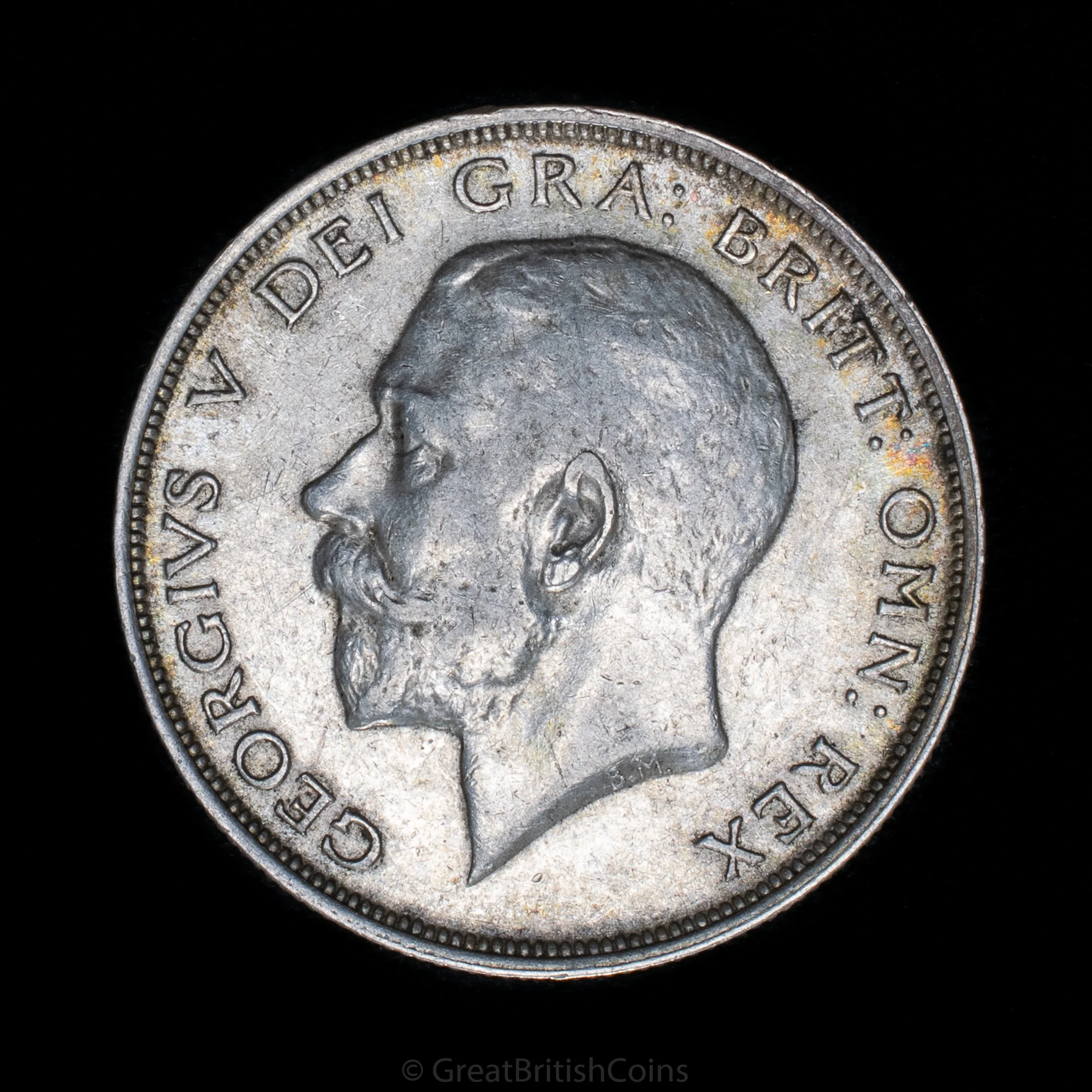 George V 1914 Silver Halfcrown