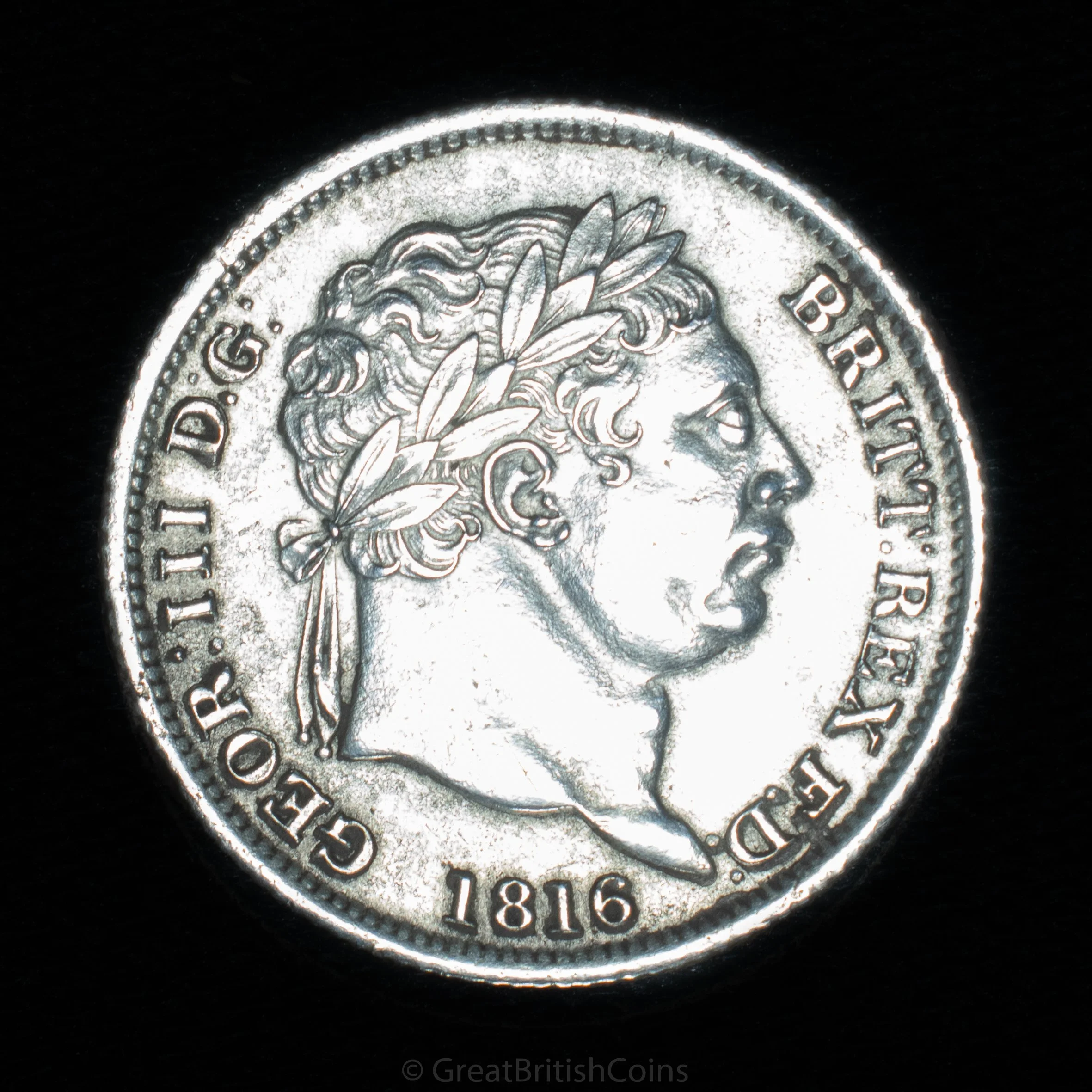 George III 1816 Silver Shilling
