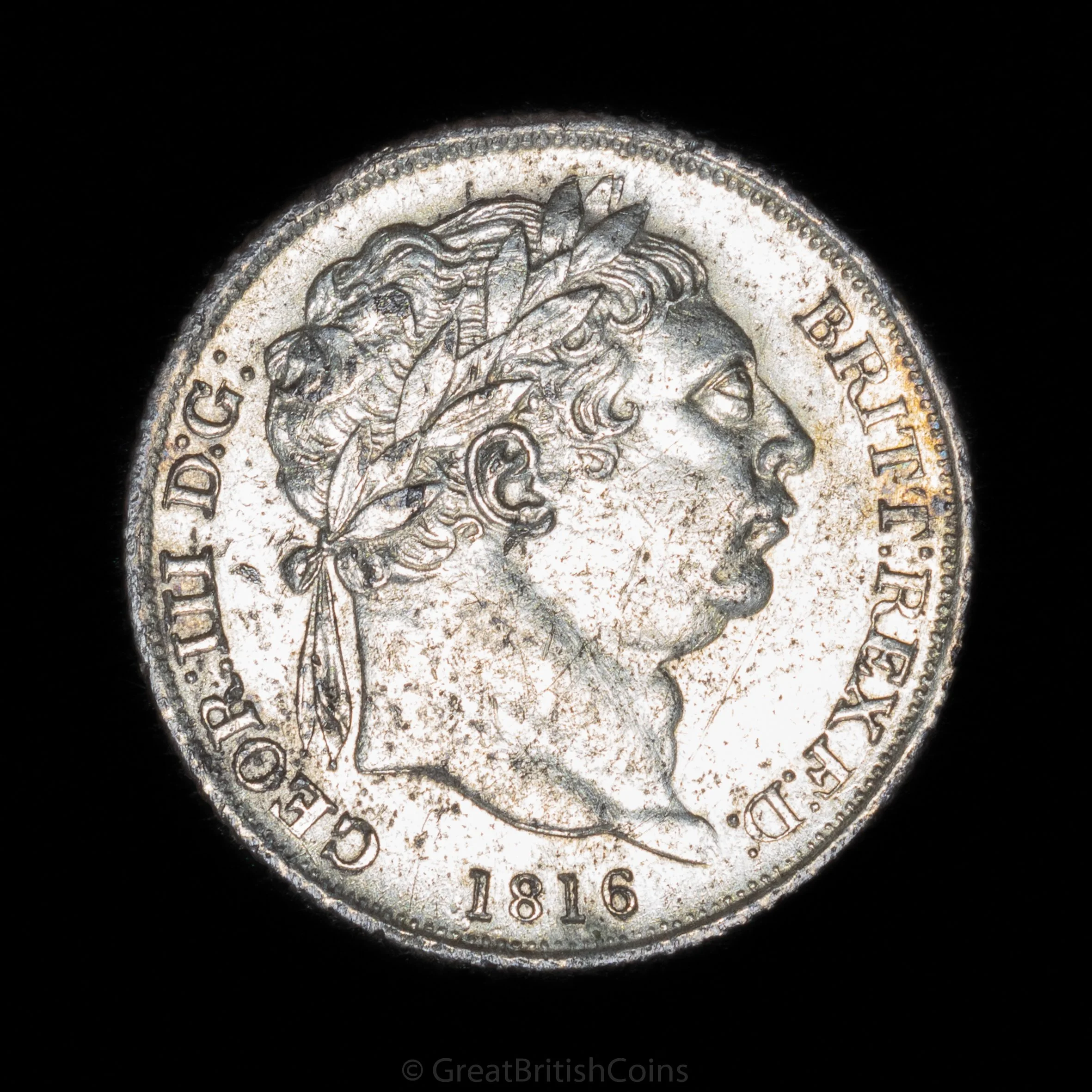 George III 1816 Silver Sixpence