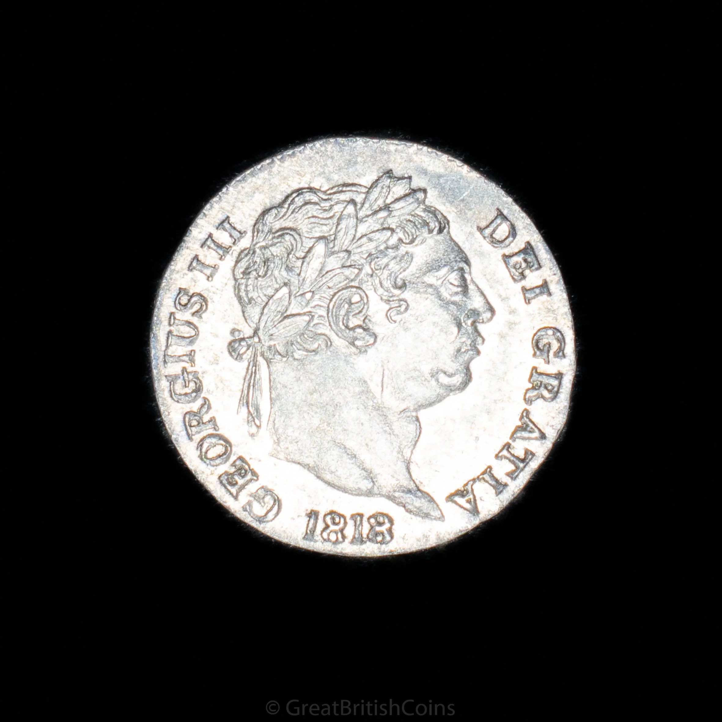 George III 1818 Silver Penny