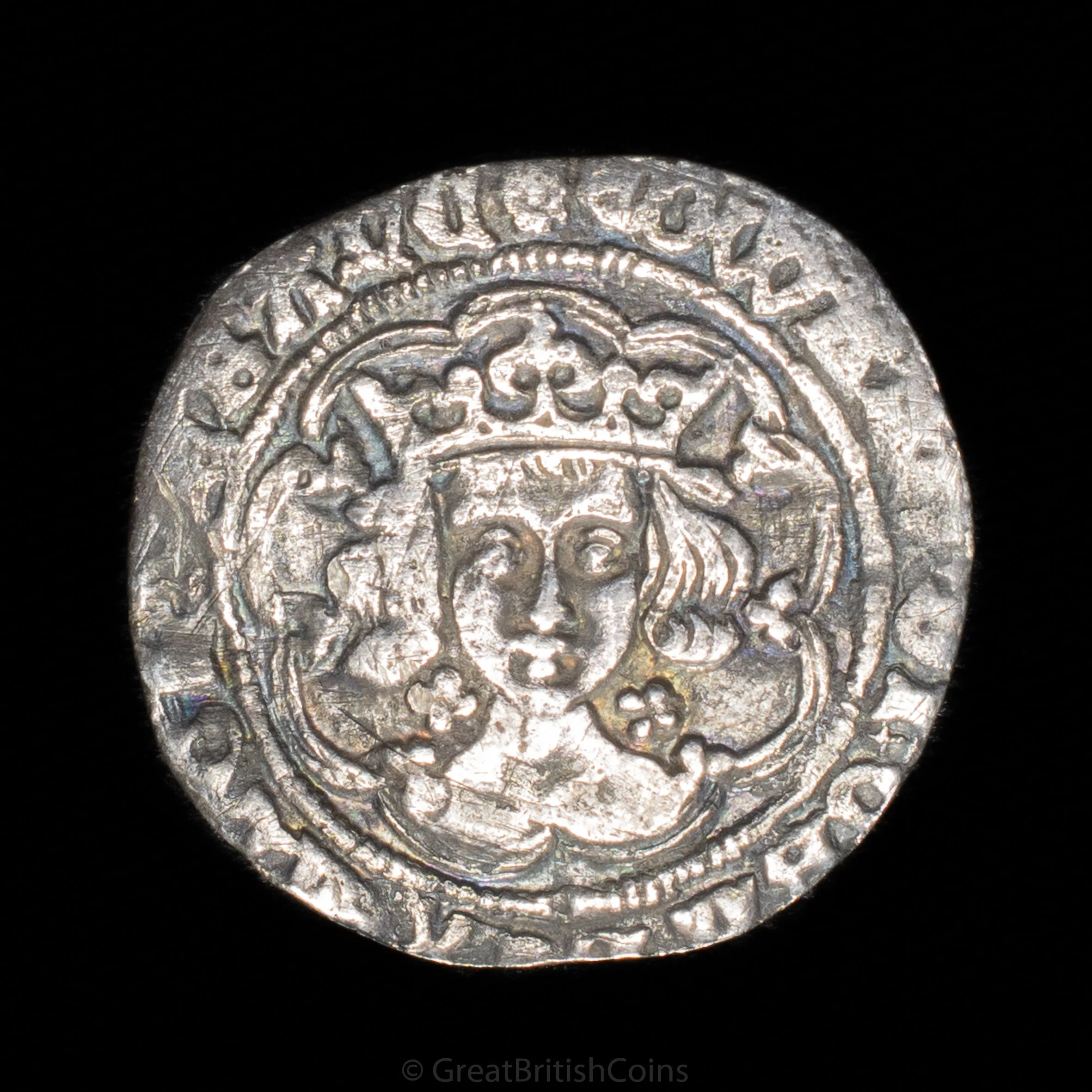 Edward IV Silver Groat (London, Q'Foils at neck)