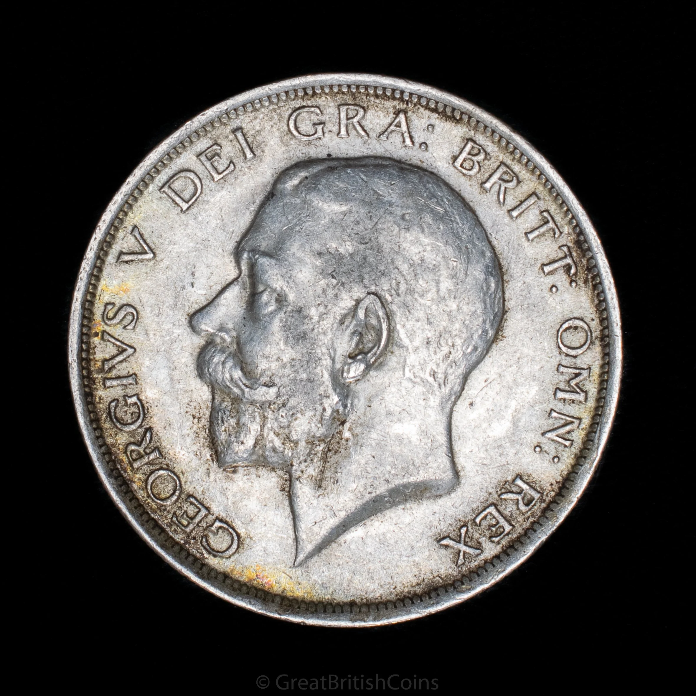 George V 1916 Silver Halfcrown