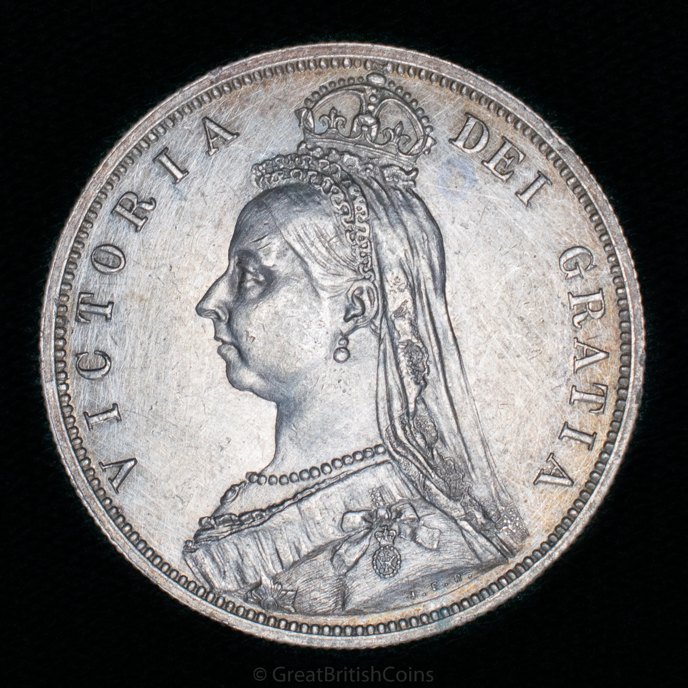 Victoria 1887 Silver Halfcrown