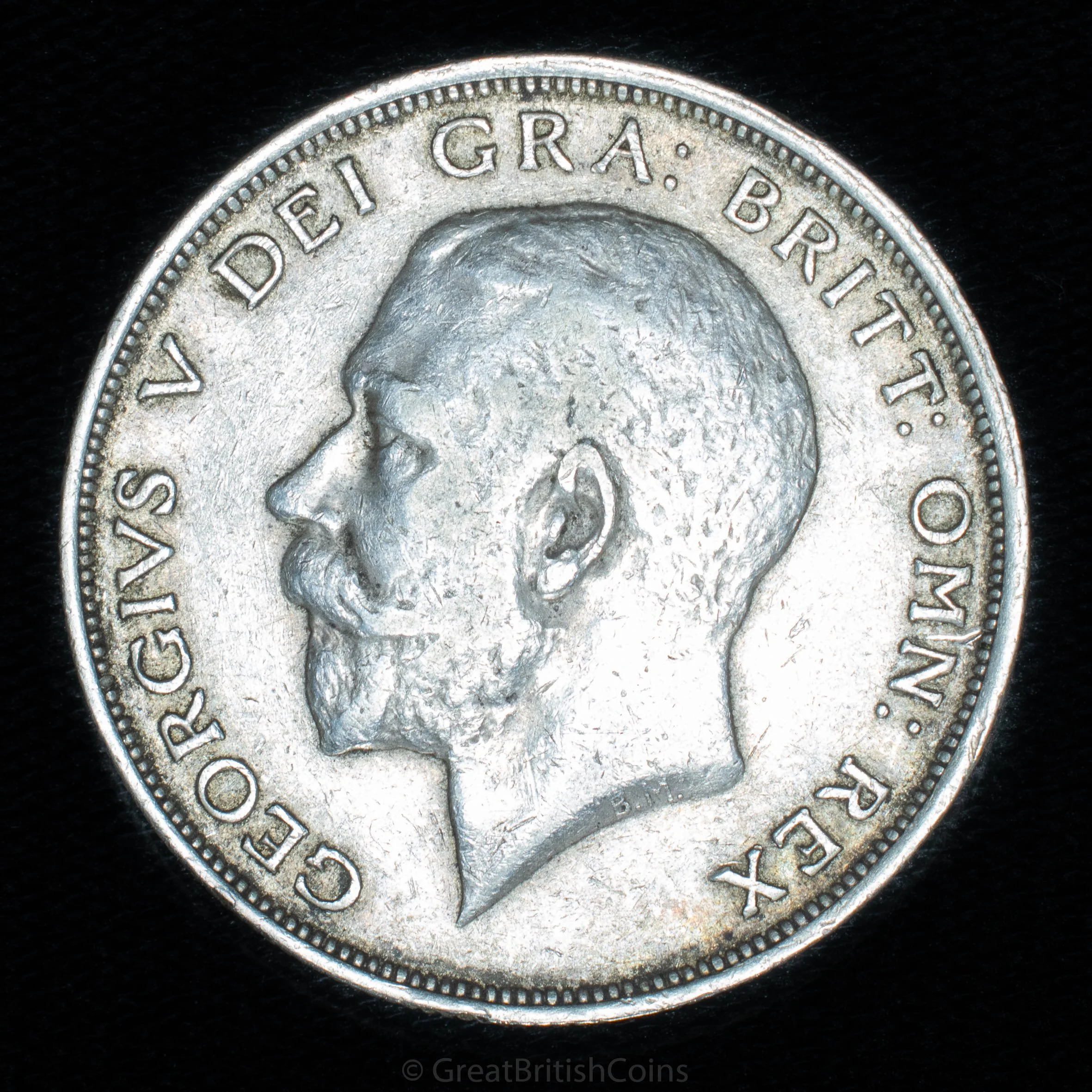 George V 1914 Silver Halfcrown