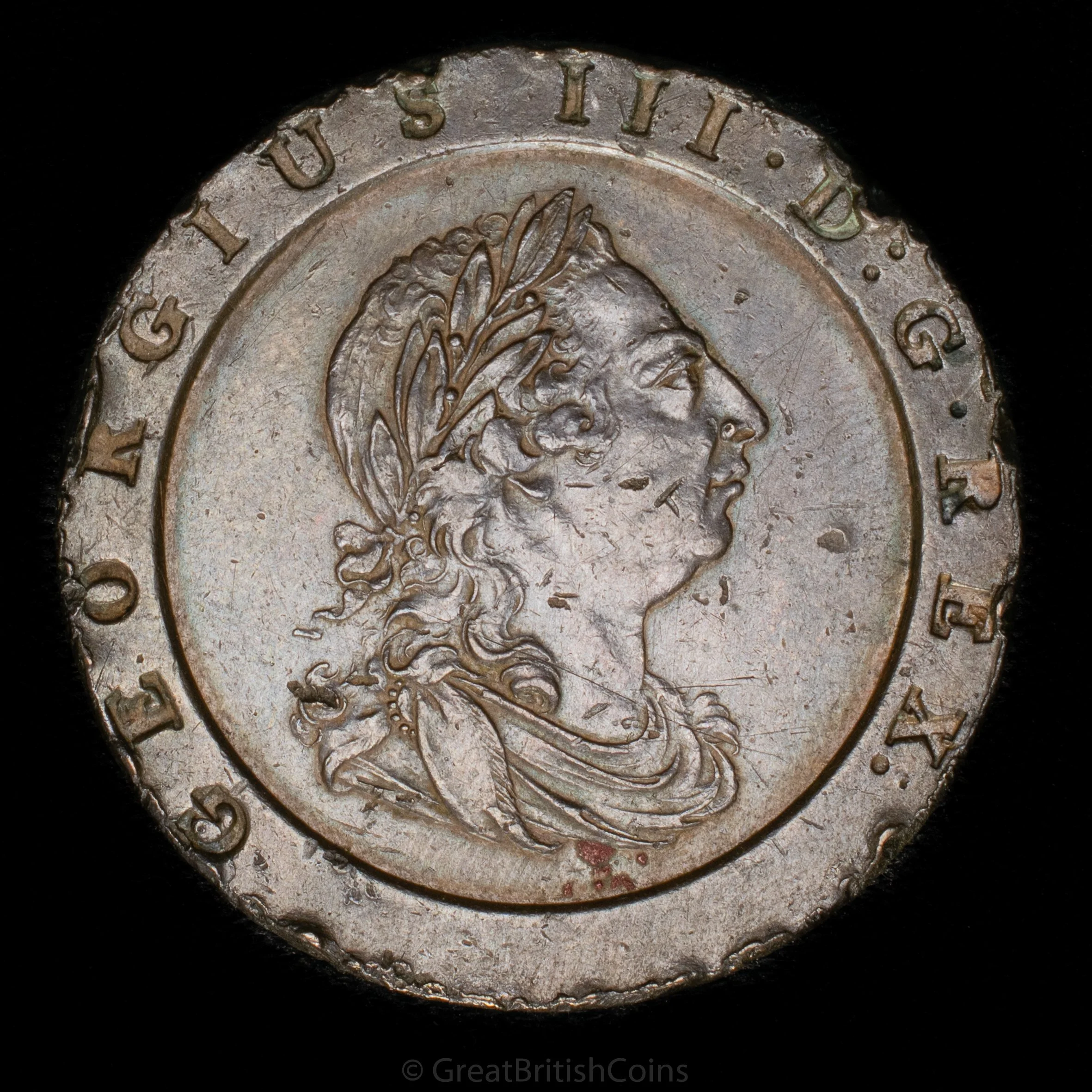 George III 1797 Copper 'Cartwheel' Twopence