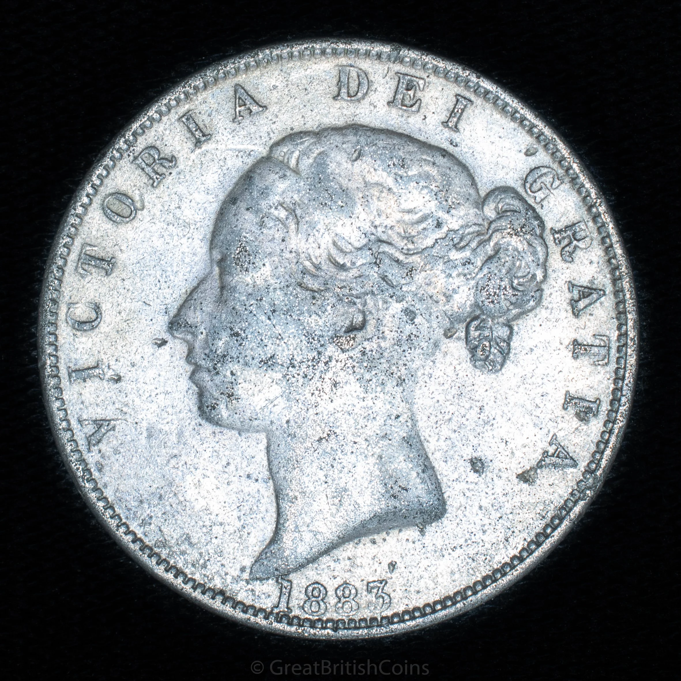 Victoria 1883 Silver Halfcrown
