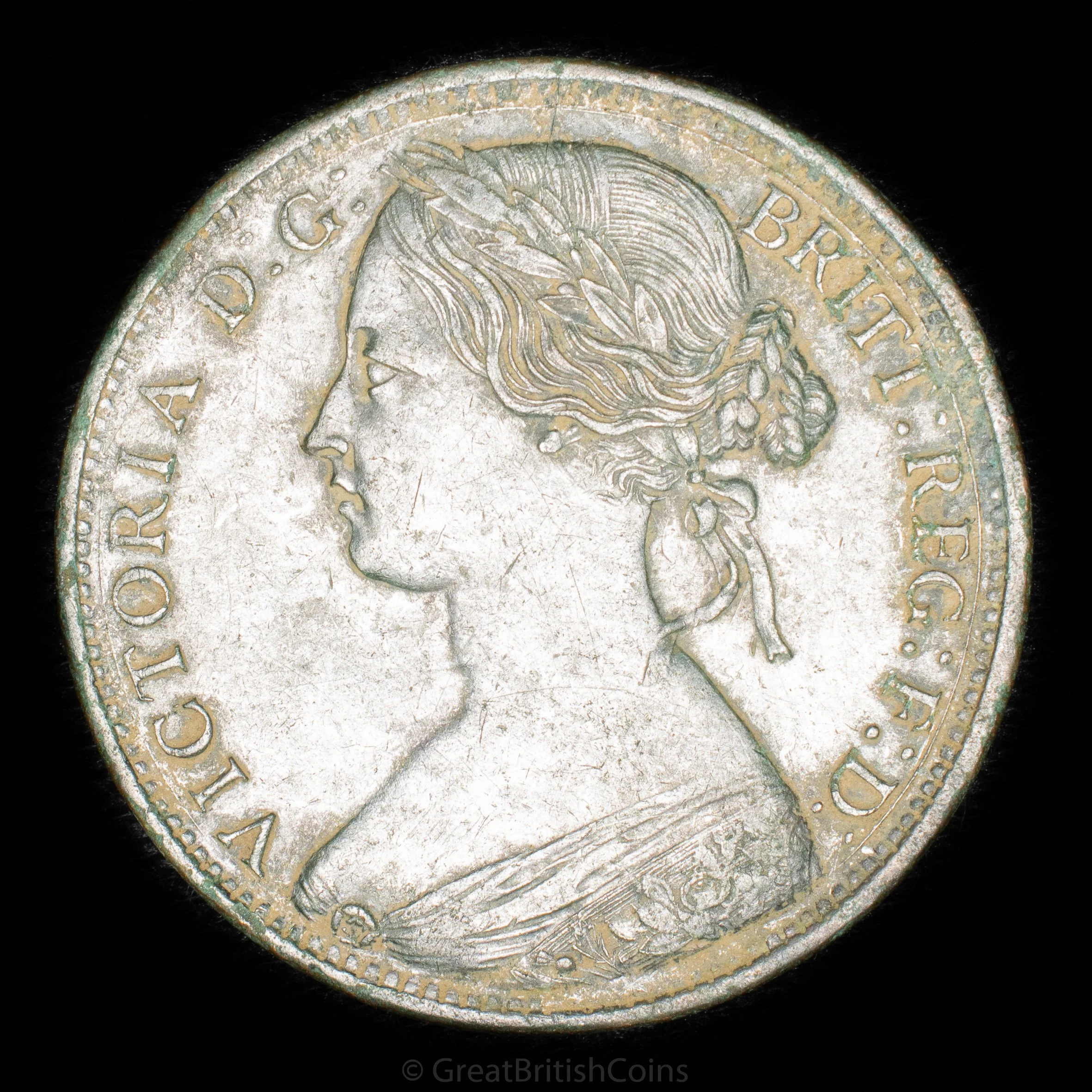 Victoria 1861 Bronze Penny