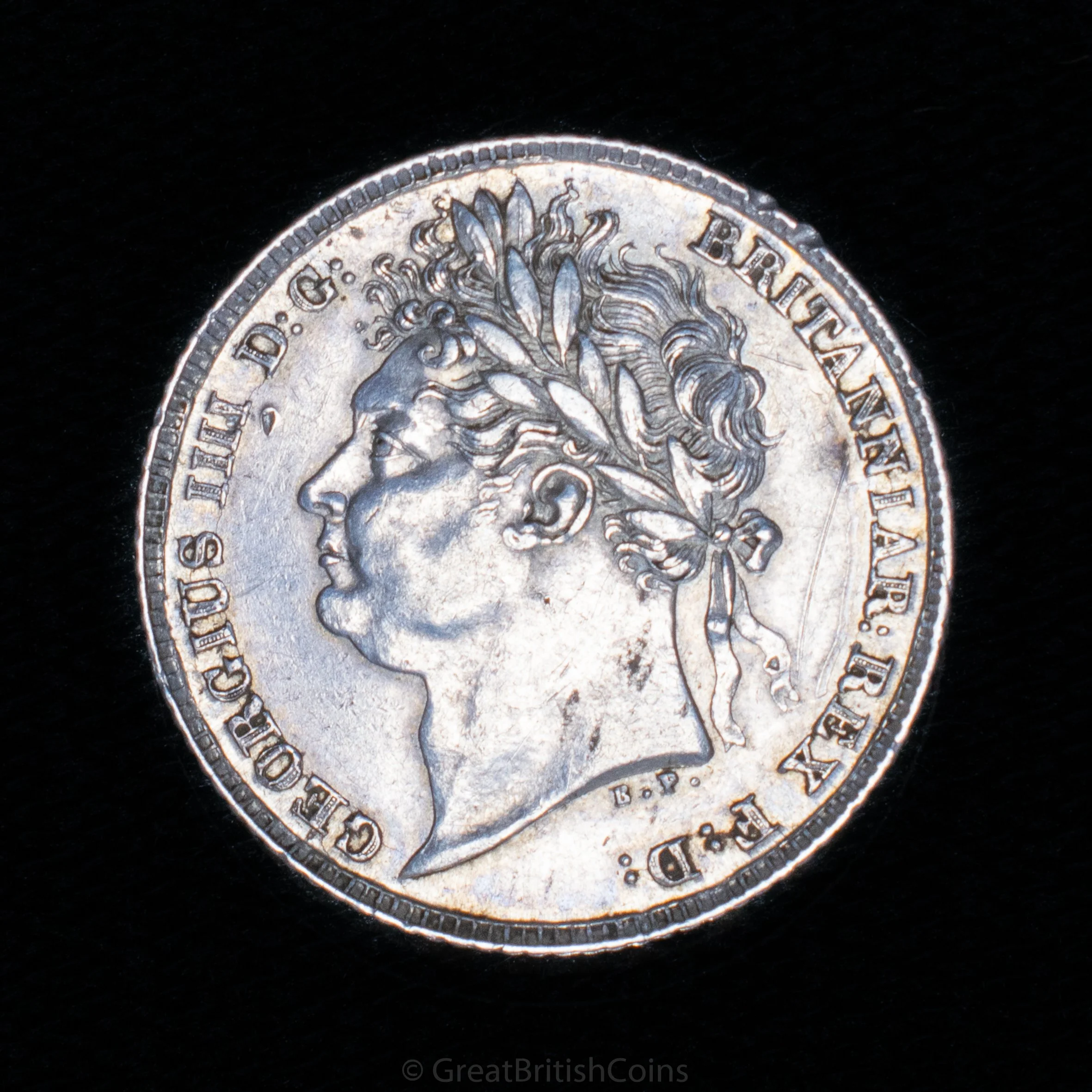 George IV 1824 Silver Sixpence