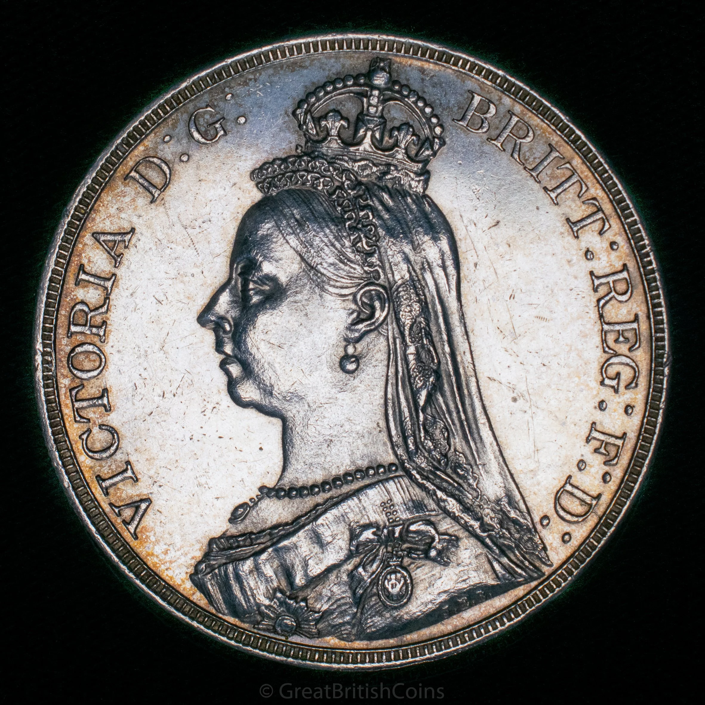 Victoria 1889 Silver Crown