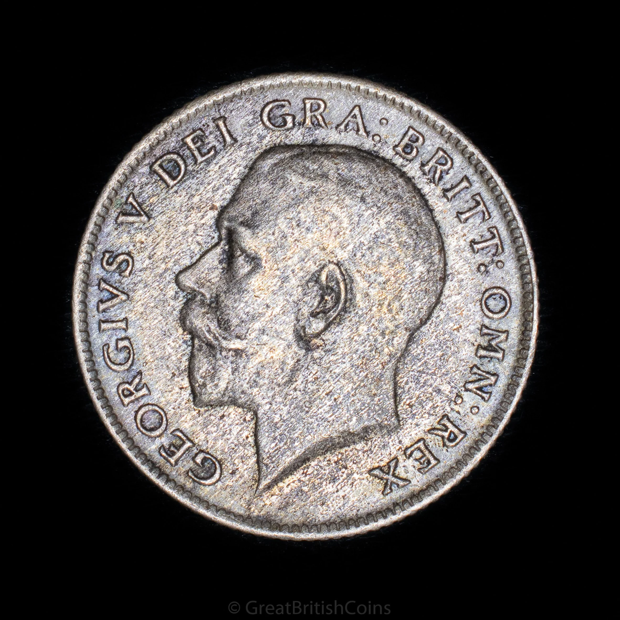 George V 1921 .500 Silver Sixpence