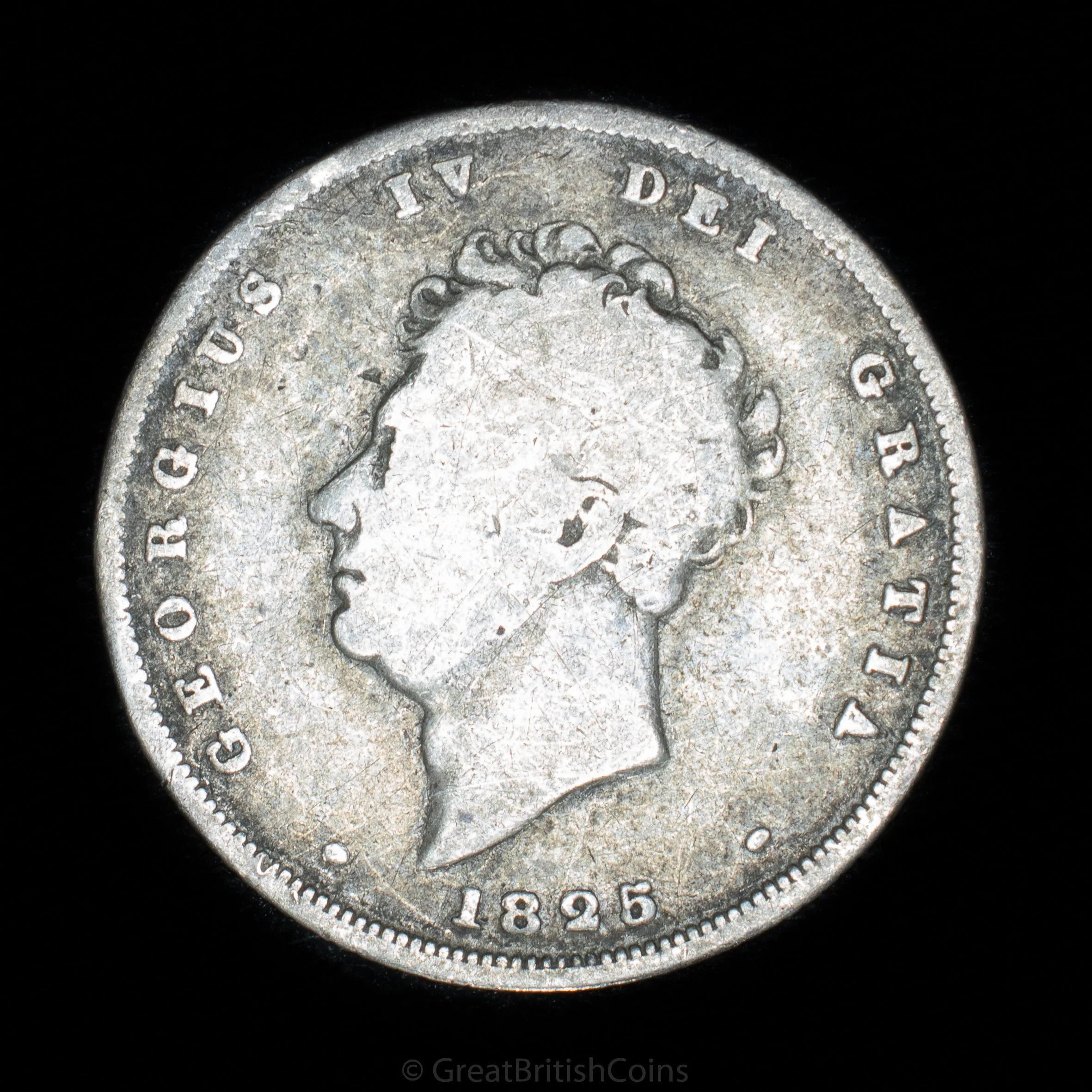 George IV 1825 Silver Shilling