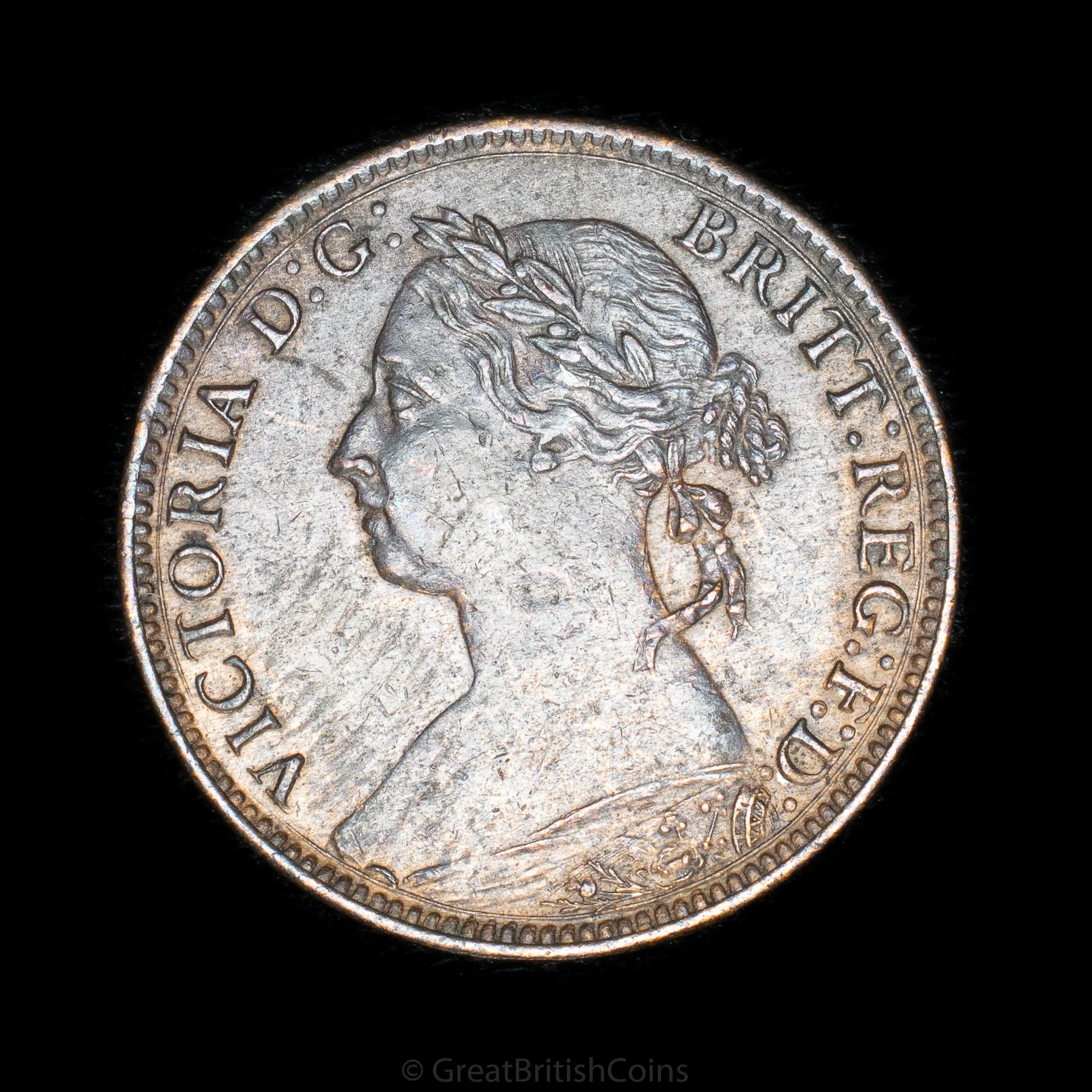 Victoria 1884 Bronze Farthing