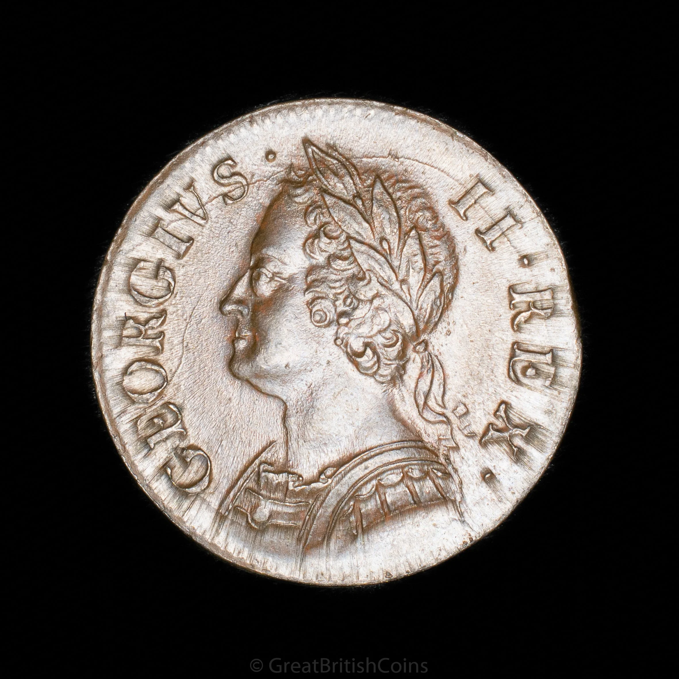 George II 1754 Copper Farthing