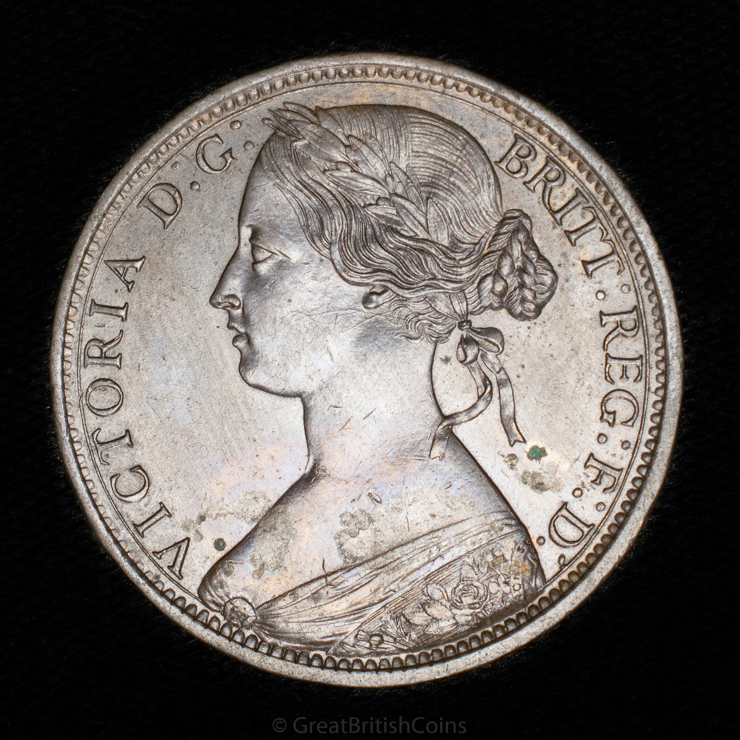Victoria 1863 Bronze Penny