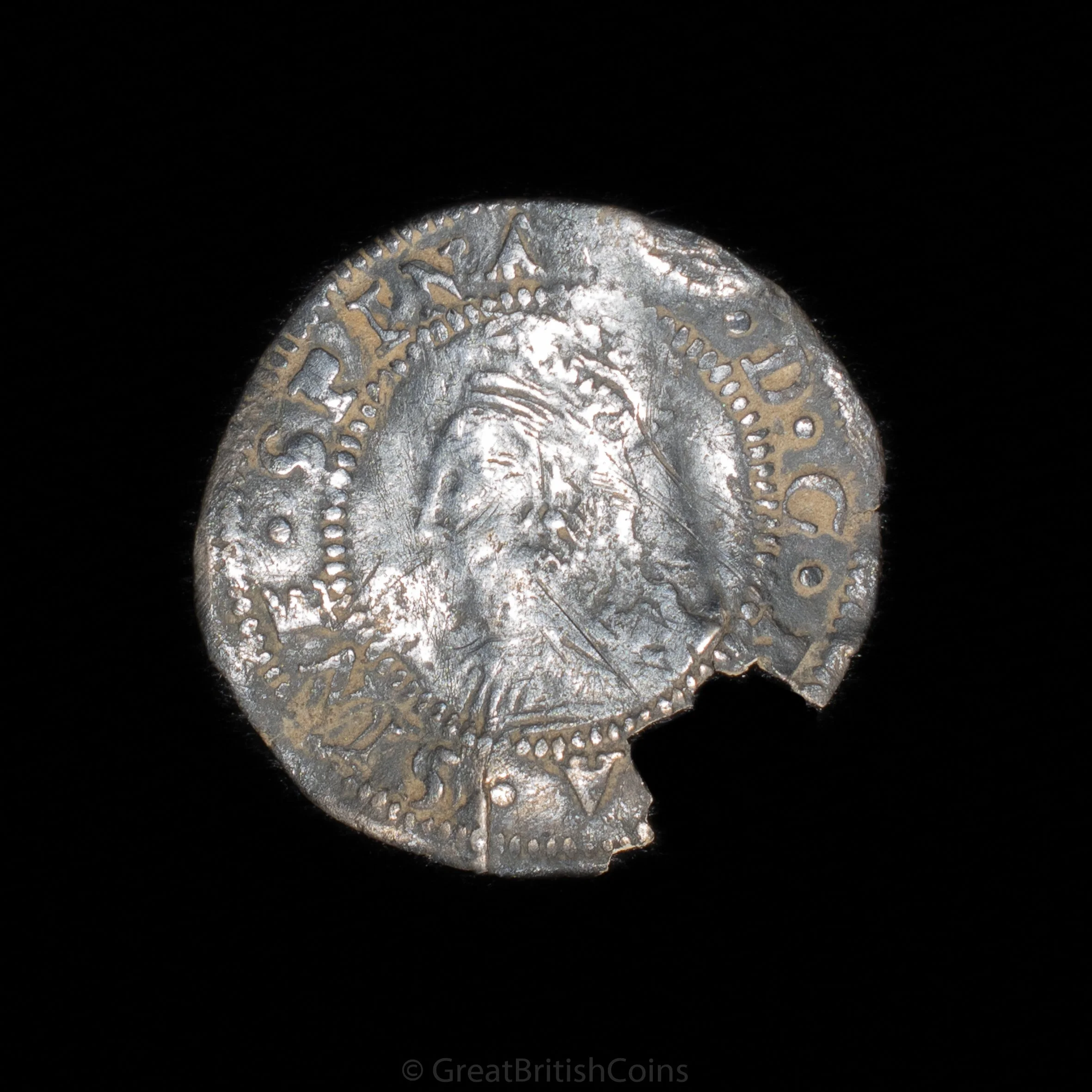 Elizabeth I Second Issue Silver Penny