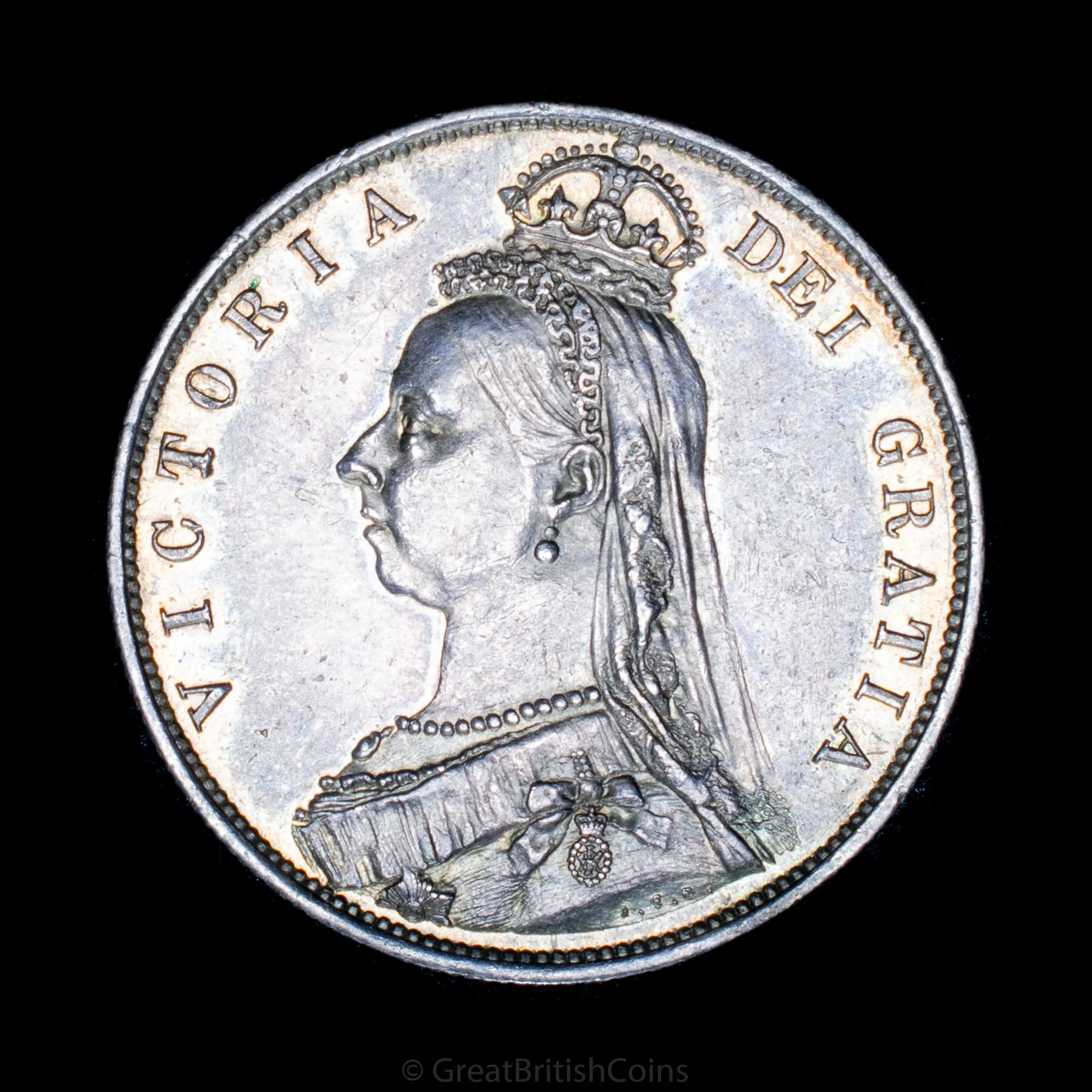 Victoria 1887 Silver Halfcrown