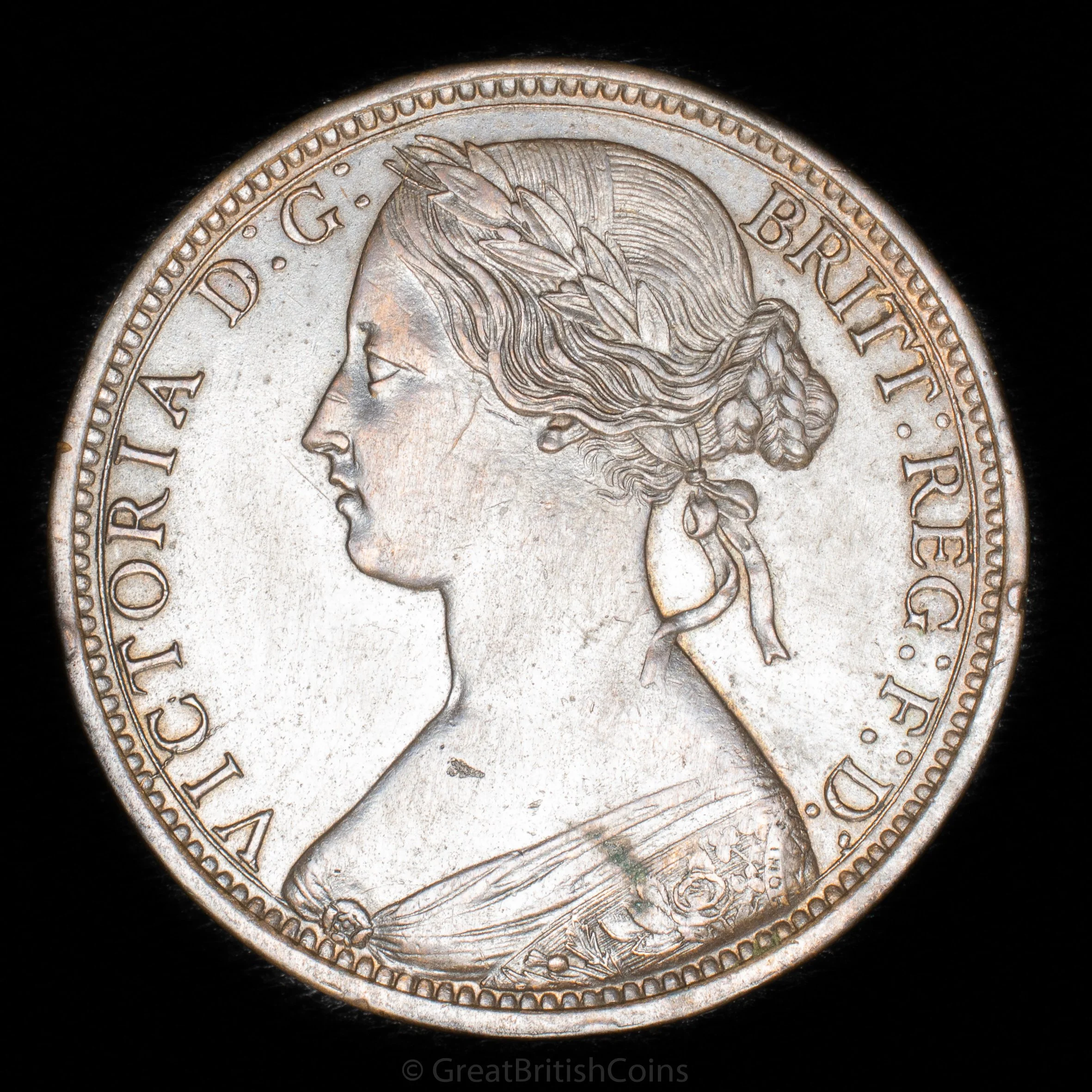 Victoria 1862 Bronze Penny