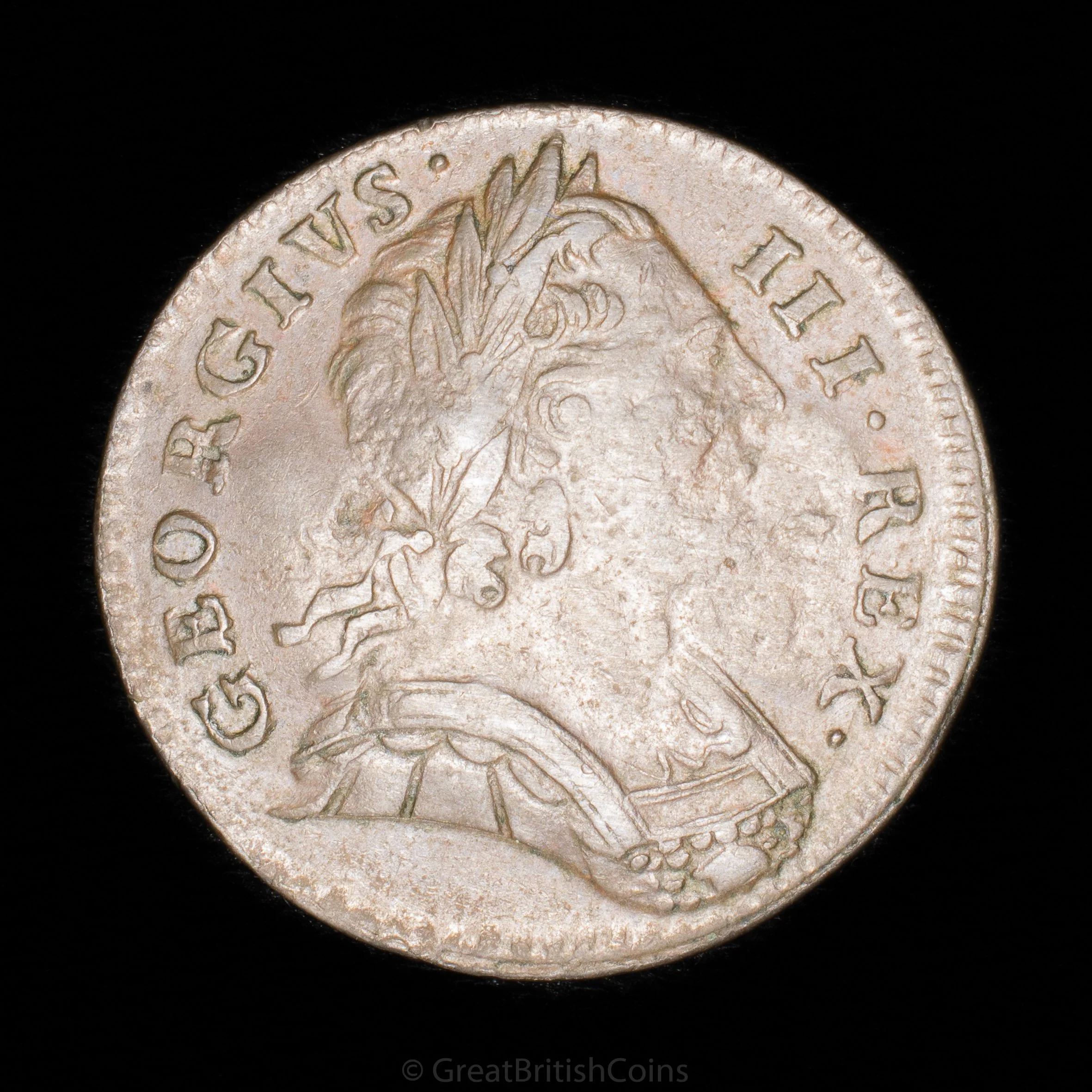 George III 1773 Copper Farthing (Counter-stamped)