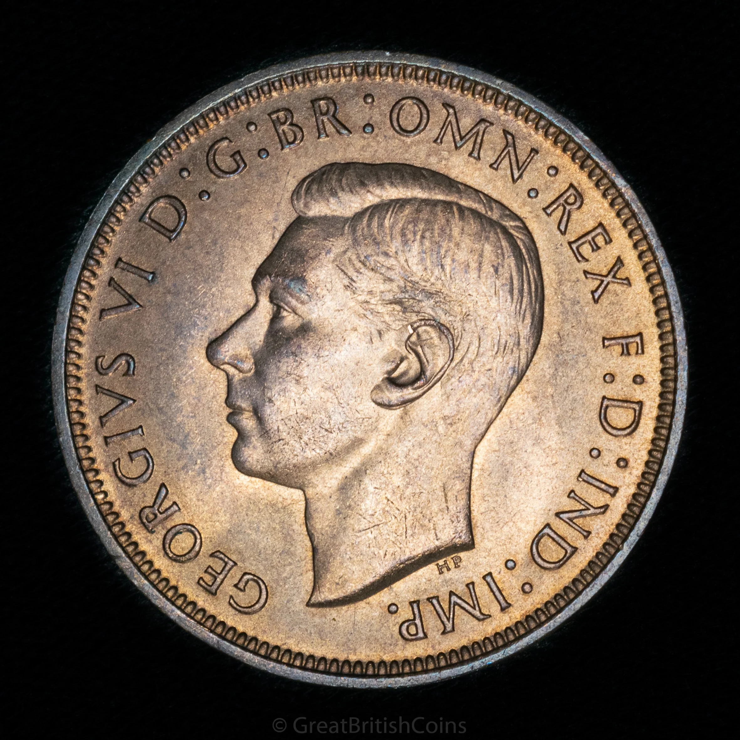 George VI 1938 Bronze Penny