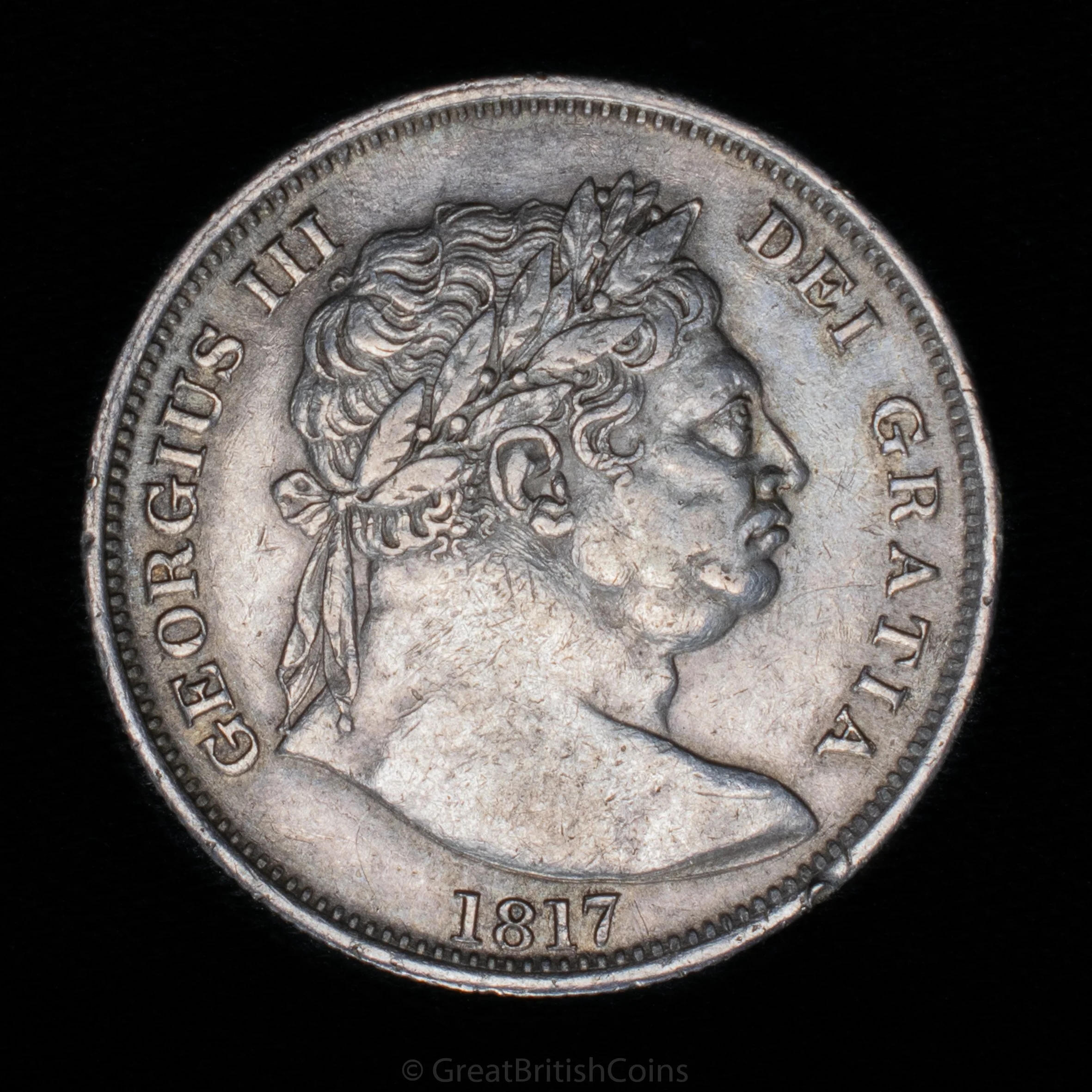 George III 1817 Silver Halfcrown