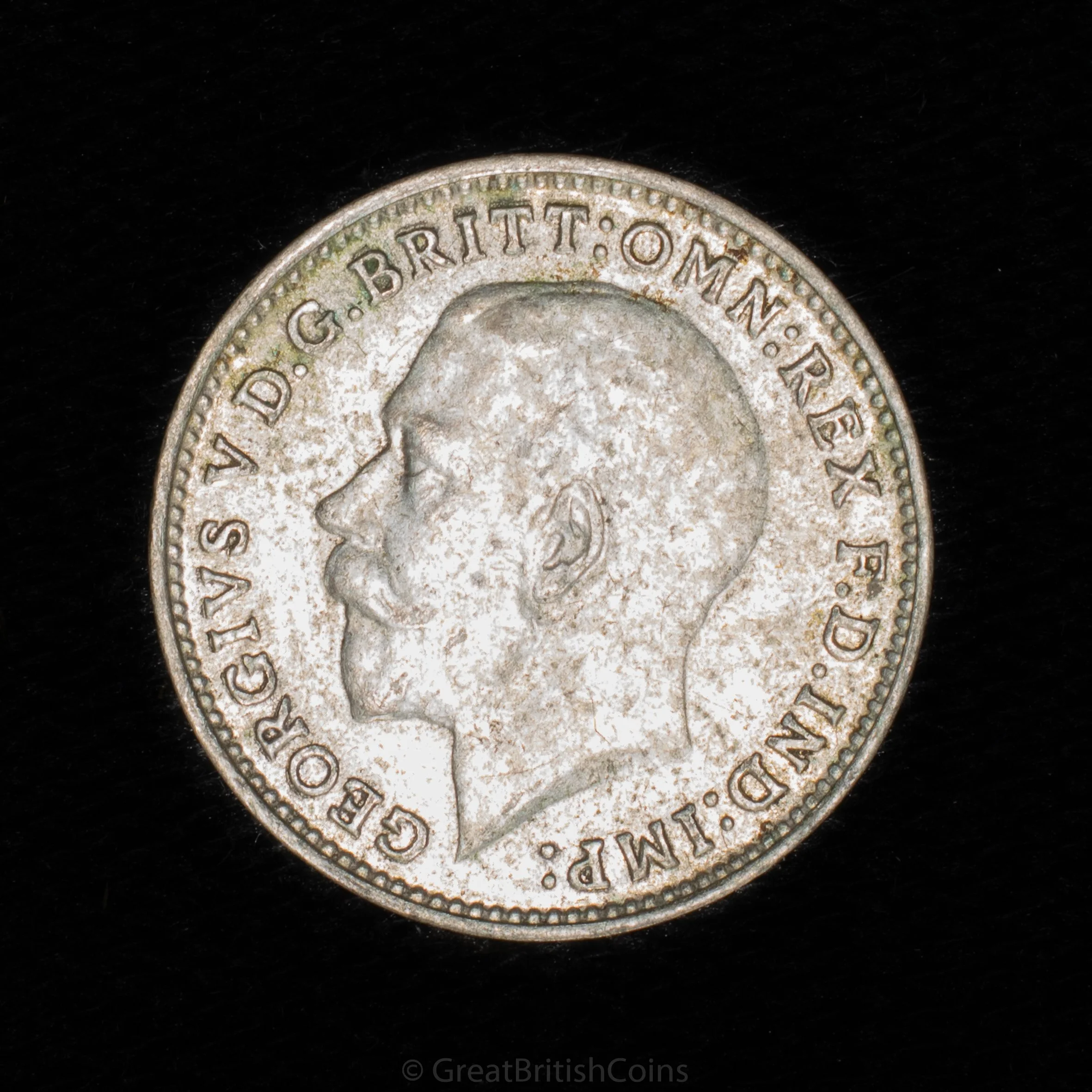 George V 1925 .500 Silver Threepence