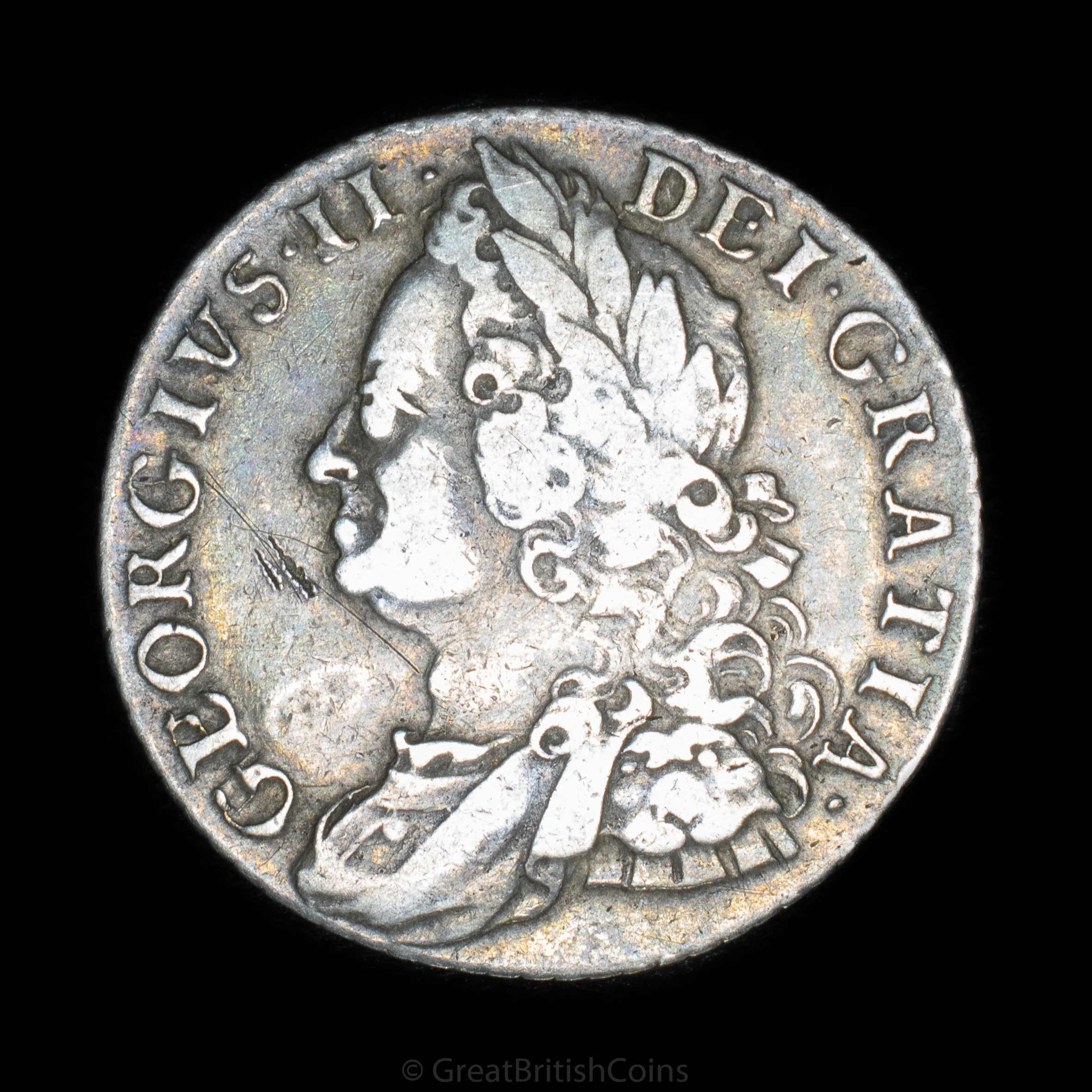 George II 1758 Silver Shilling