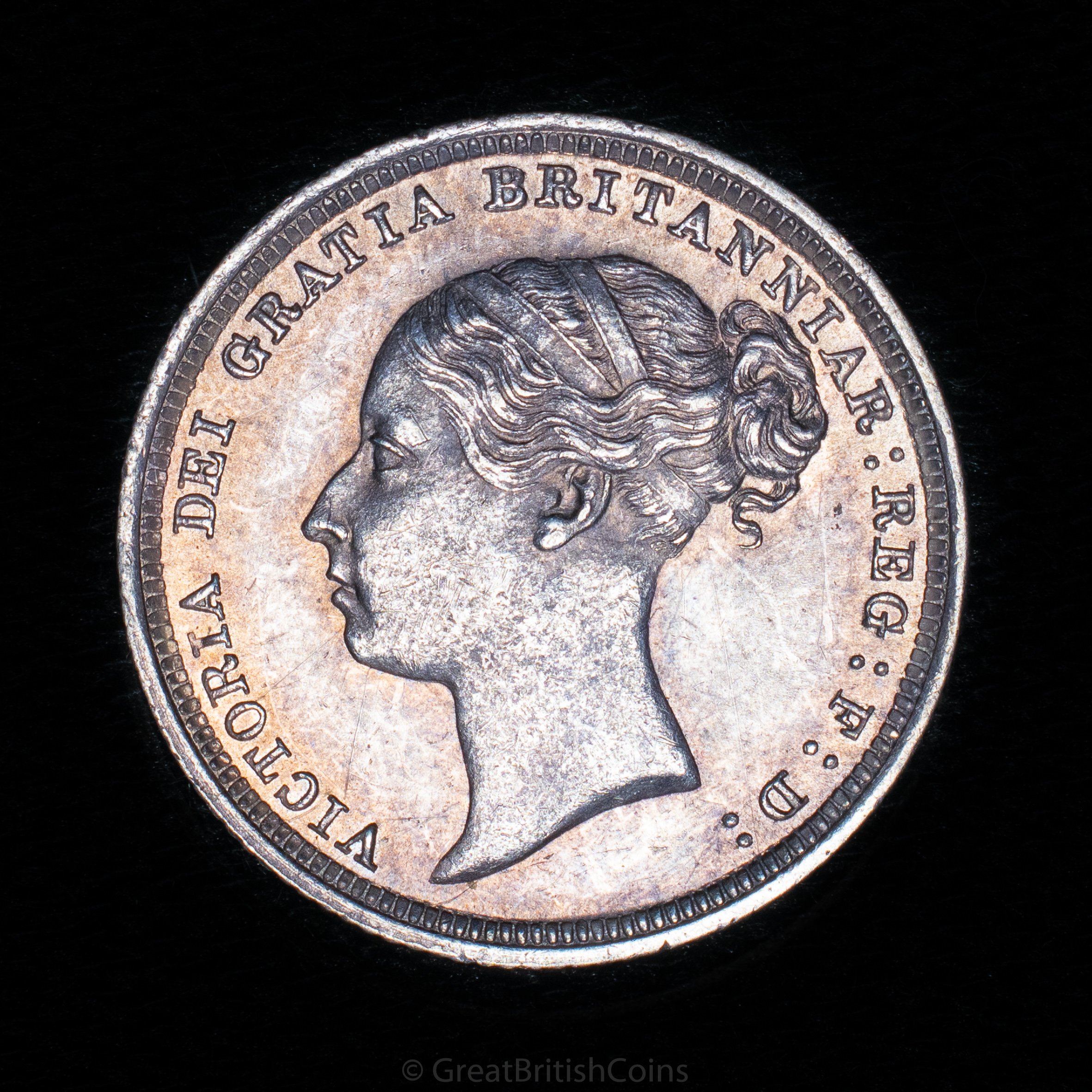Victoria 1887 Silver Sixpence