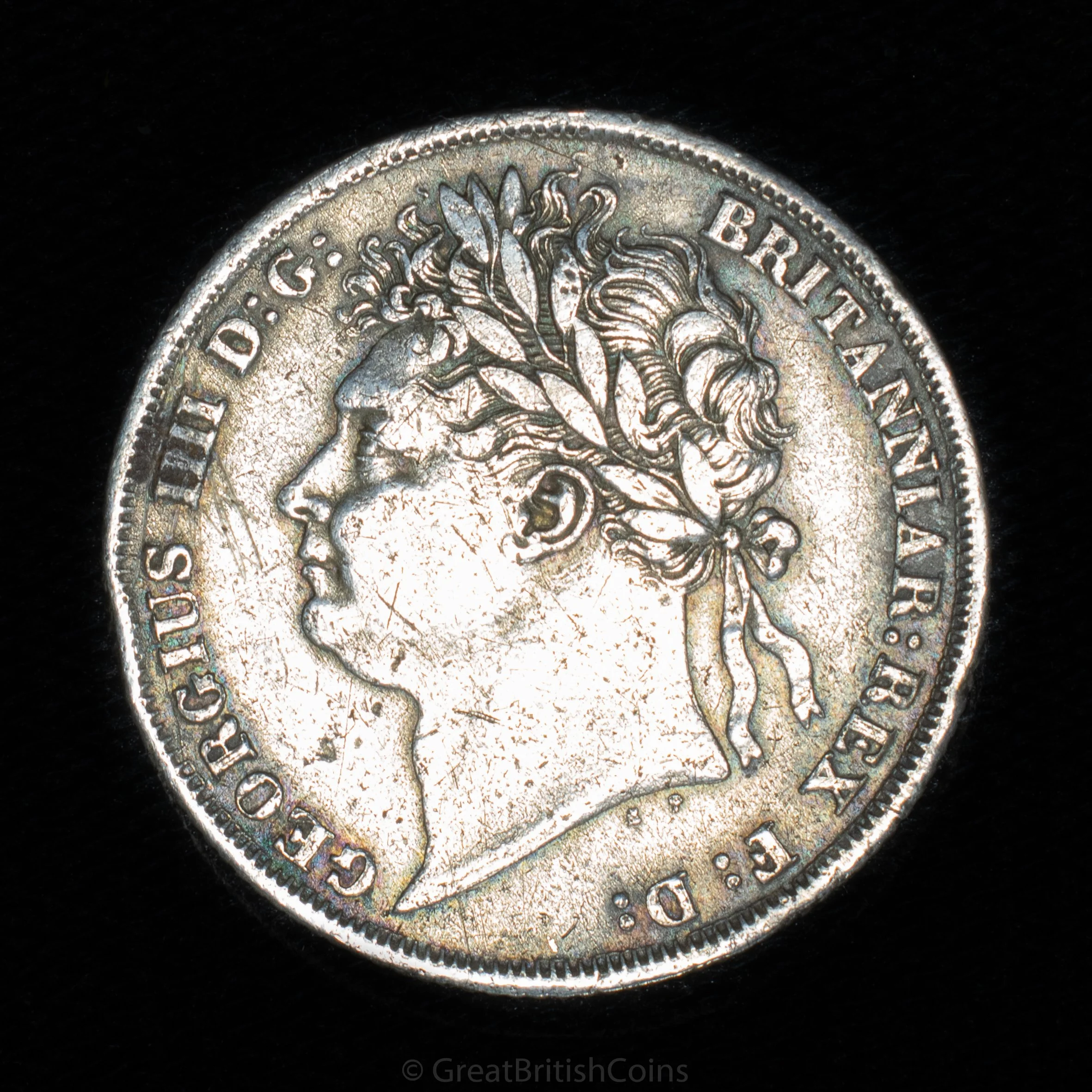 George IV 1824 Silver Shilling
