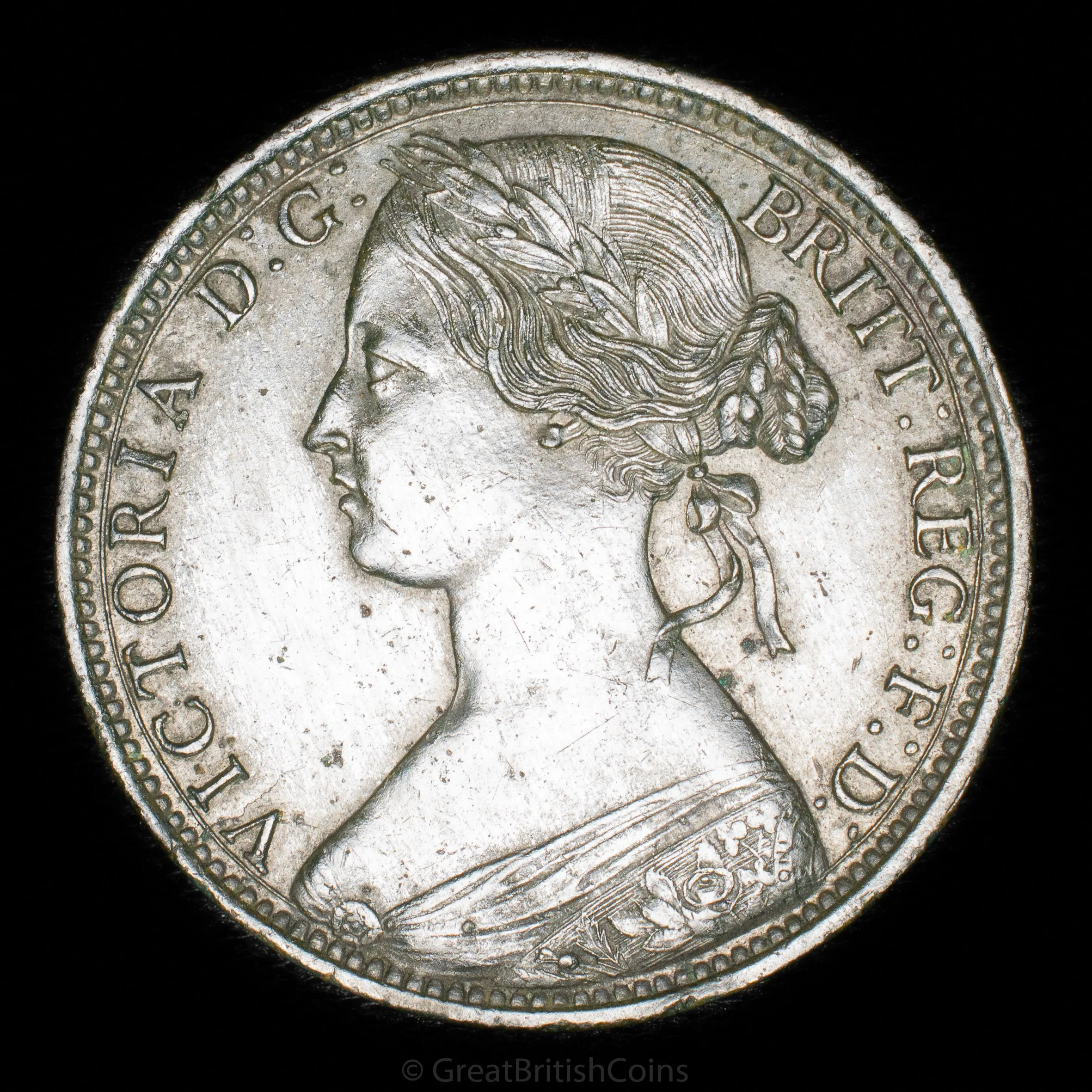 Victoria 1863 Bronze Penny