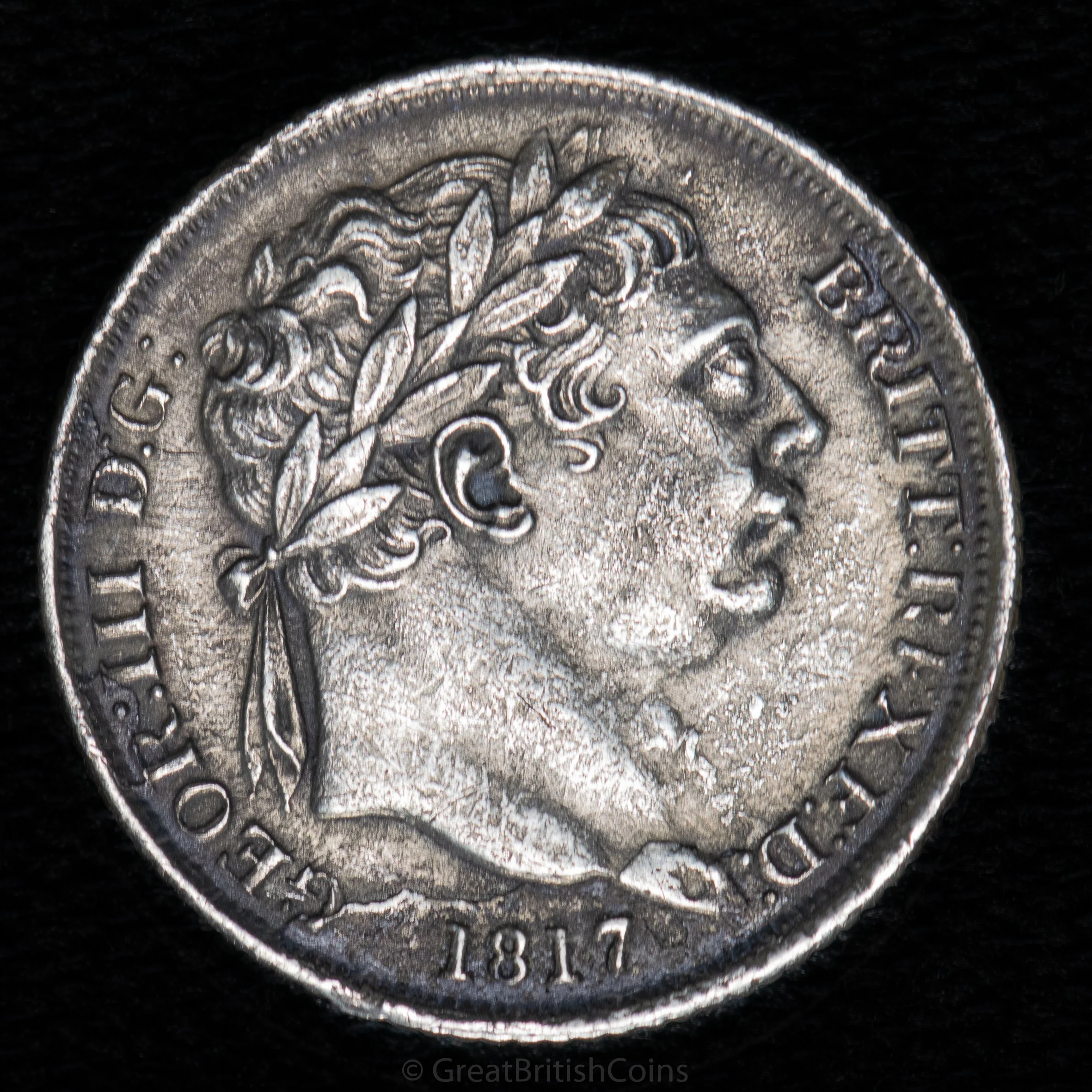 George III 1817 Silver Sixpence