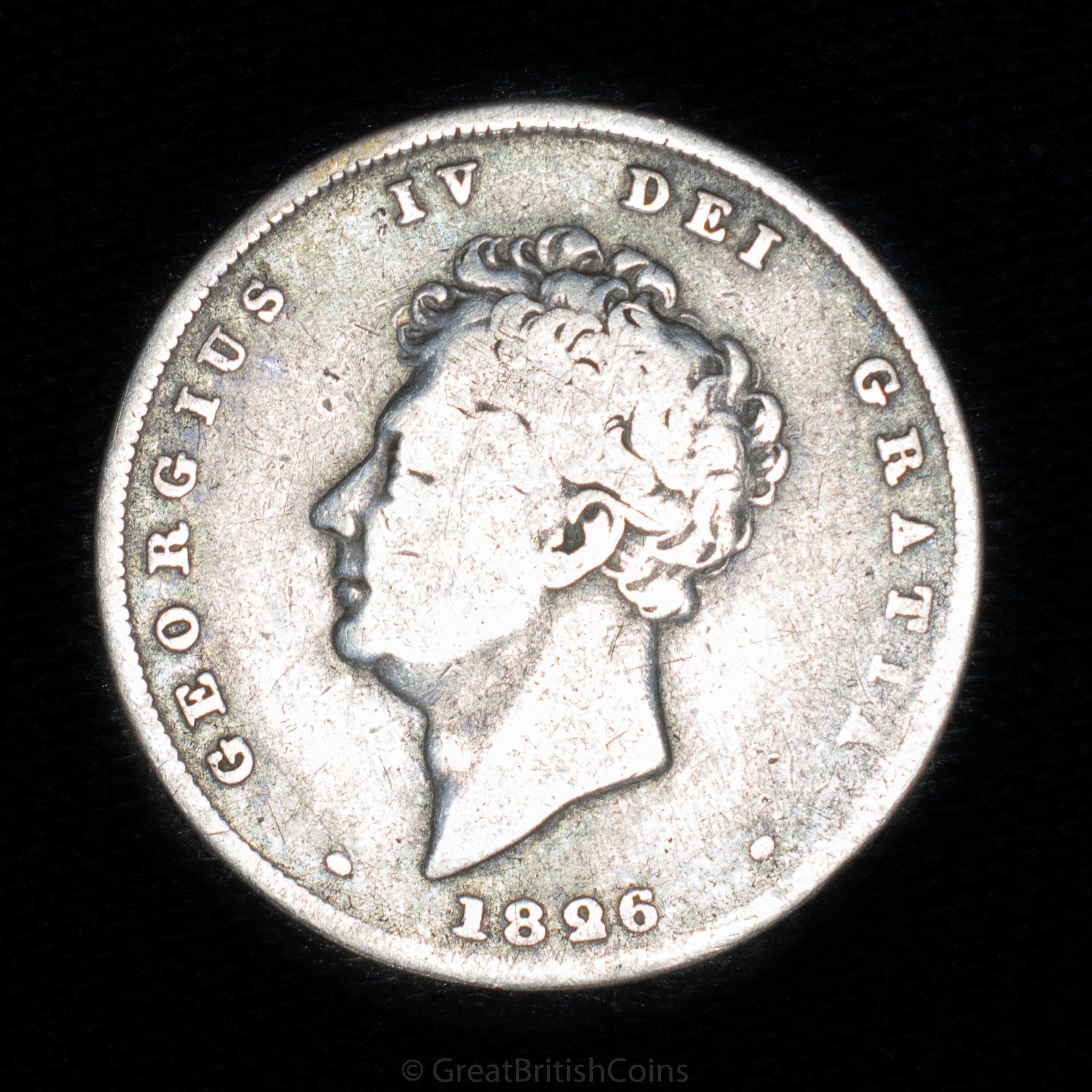 George IV 1826 Silver Shilling