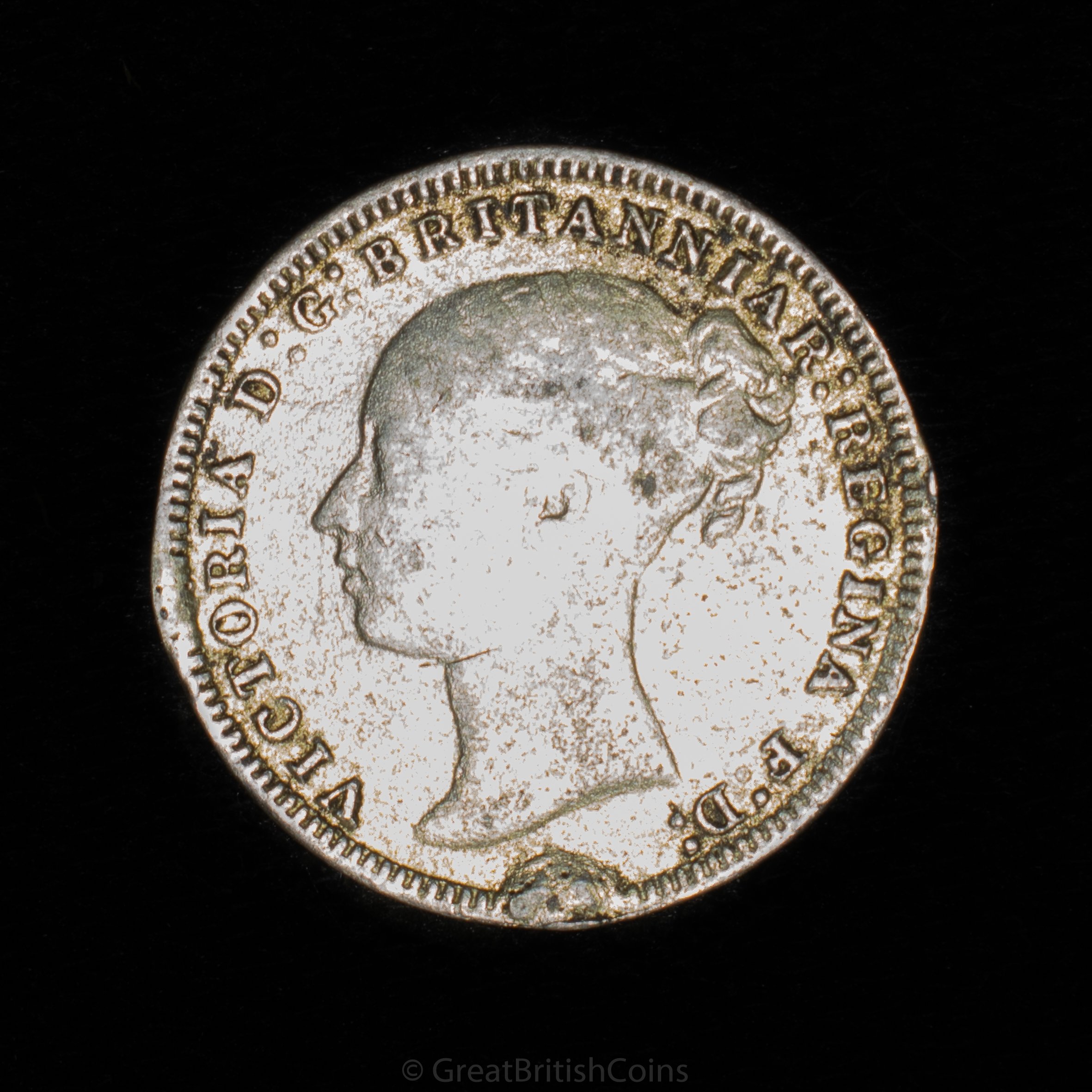 Victoria 1875 Silver Threepence