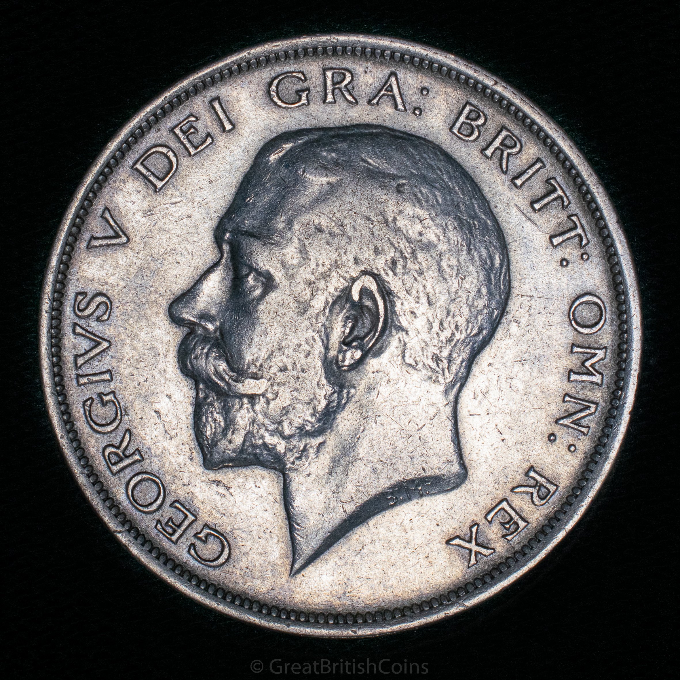 George V 1917 Silver Halfcrown