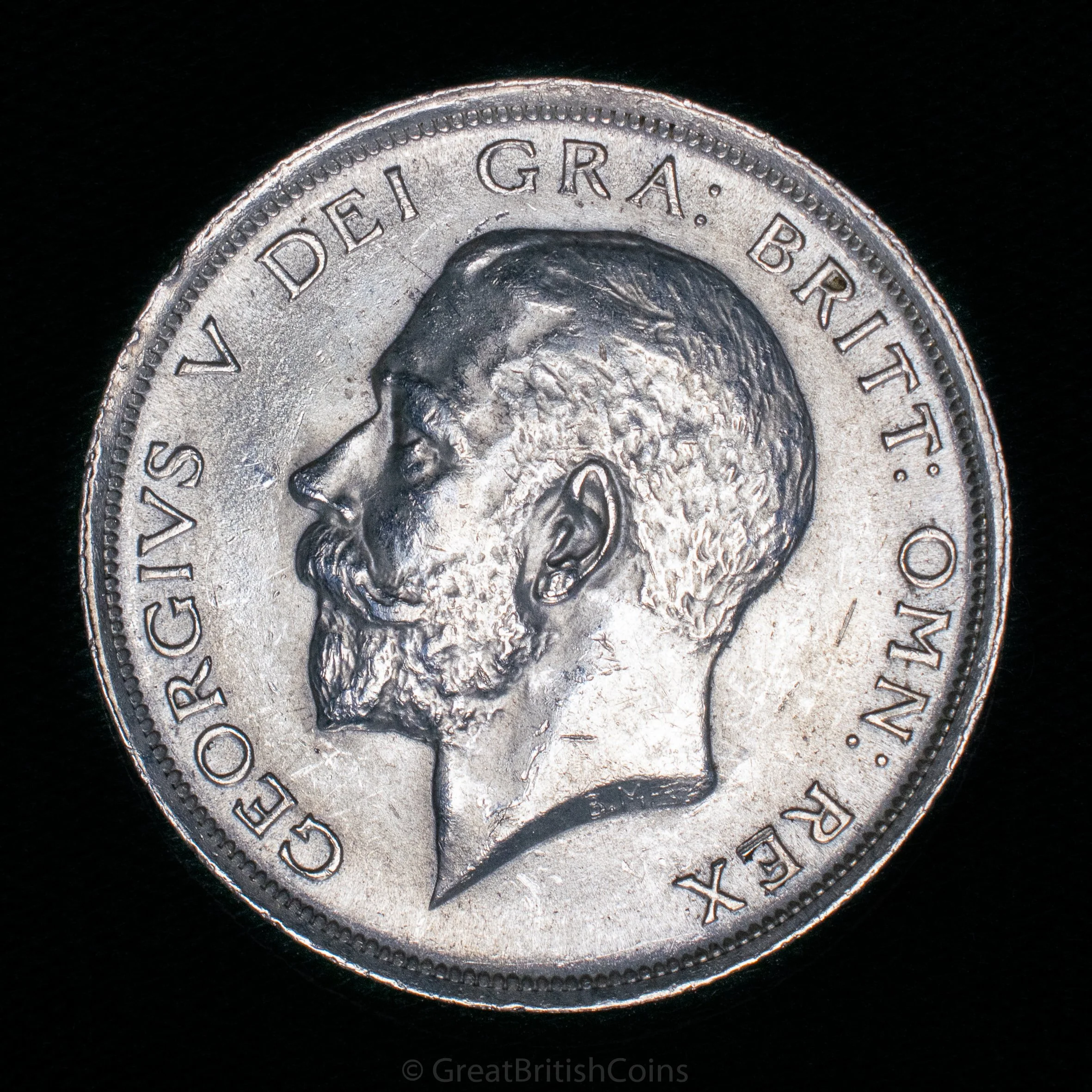 George V 1915 Silver Halfcrown