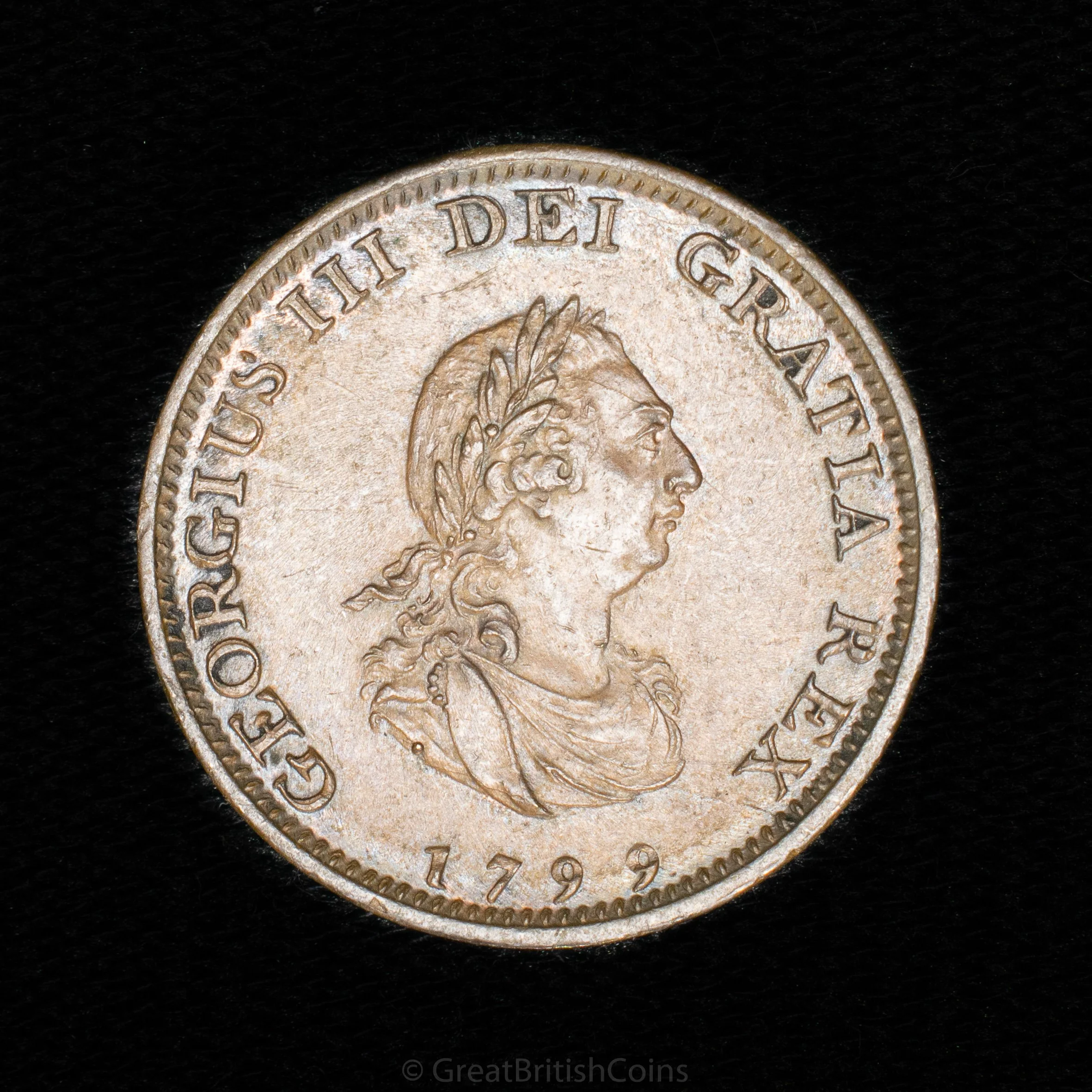 George III 1799 Copper Farthing