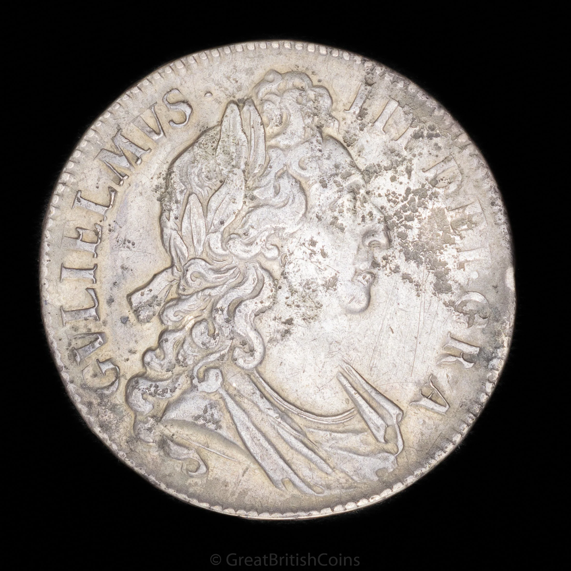 William III 1696 Silver Crown (OCTAVO)
